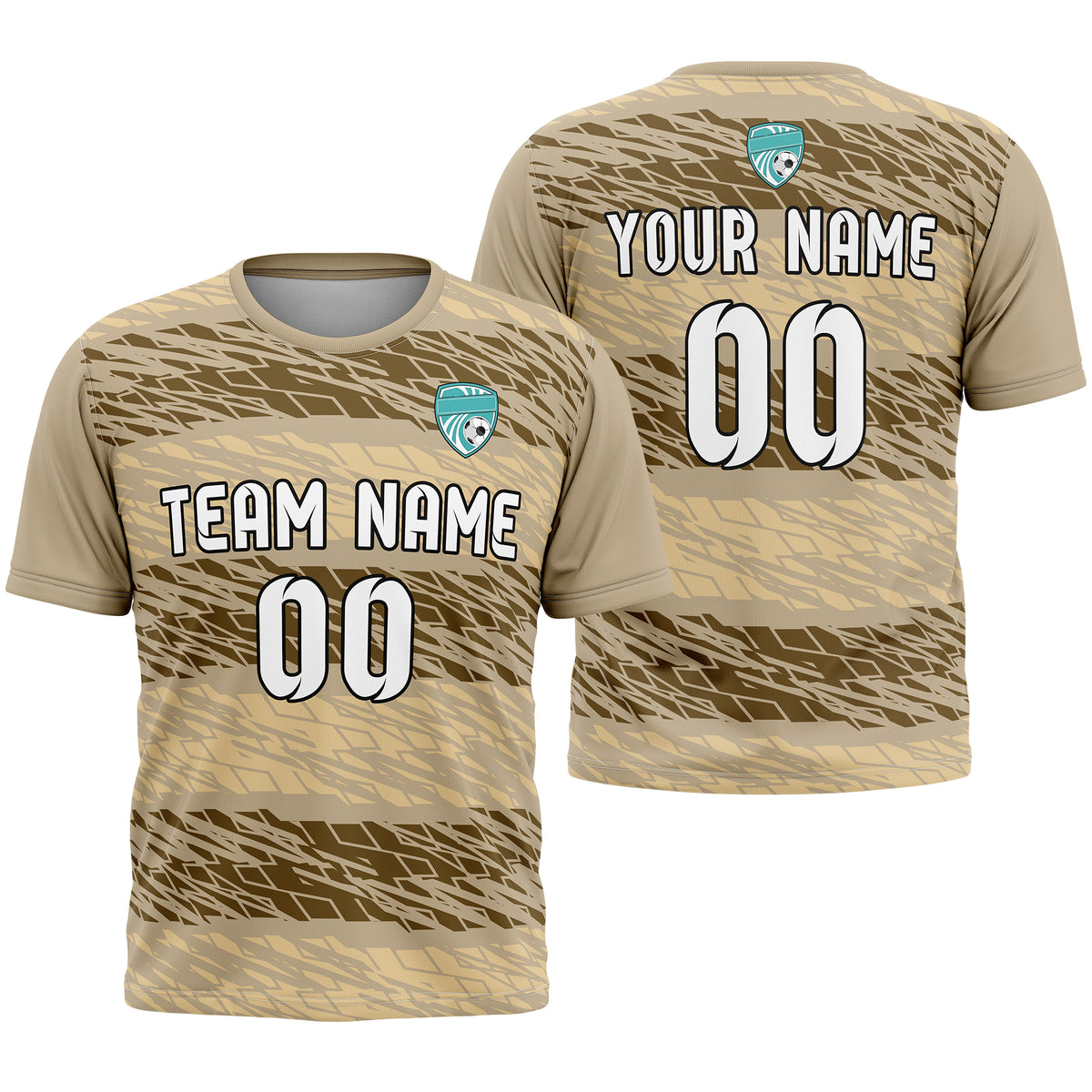 Custom Flare Strike R-Full Pattern Soccer Red Sport Tops Jersey