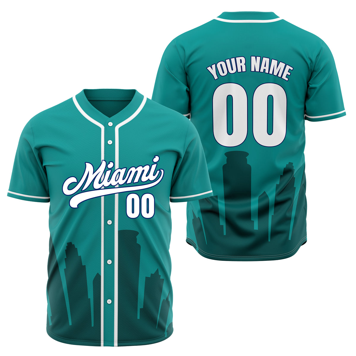 Custom City Tide White Baseball Sports Jersey Personalized Uniform with Name & Number