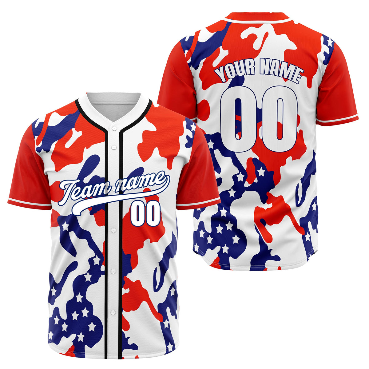 Custom American Glory Baseball Sports Jersey Personalized Uniform with Name &amp; Number