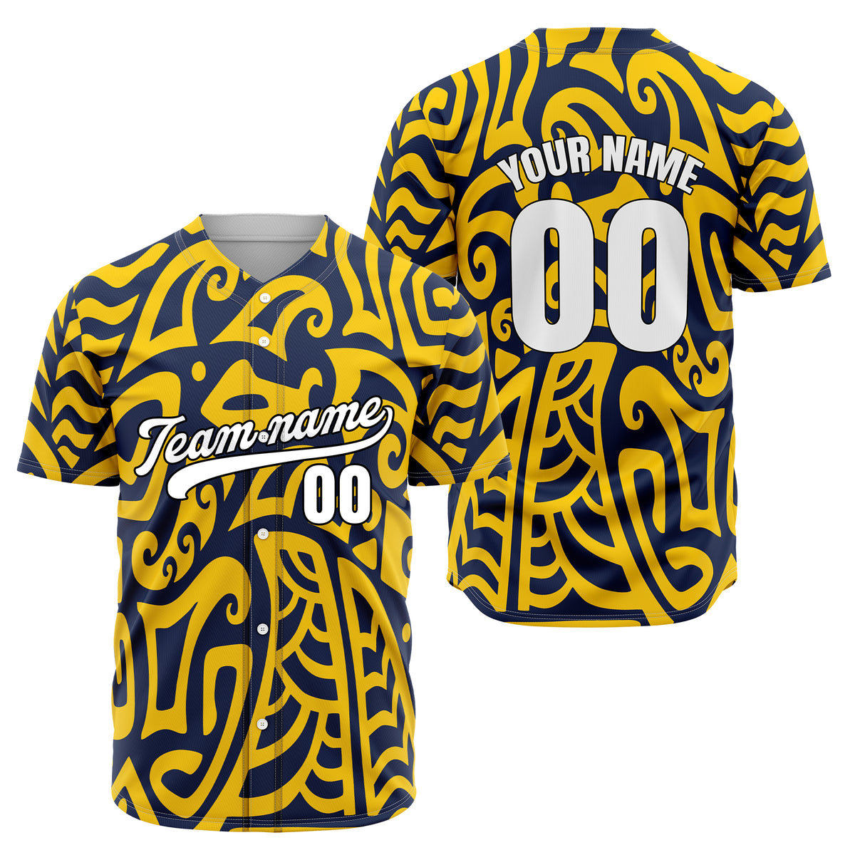 Custom Hawaii Blaze Navy Baseball Sports Jersey Personalized Uniform with Name &amp; Number