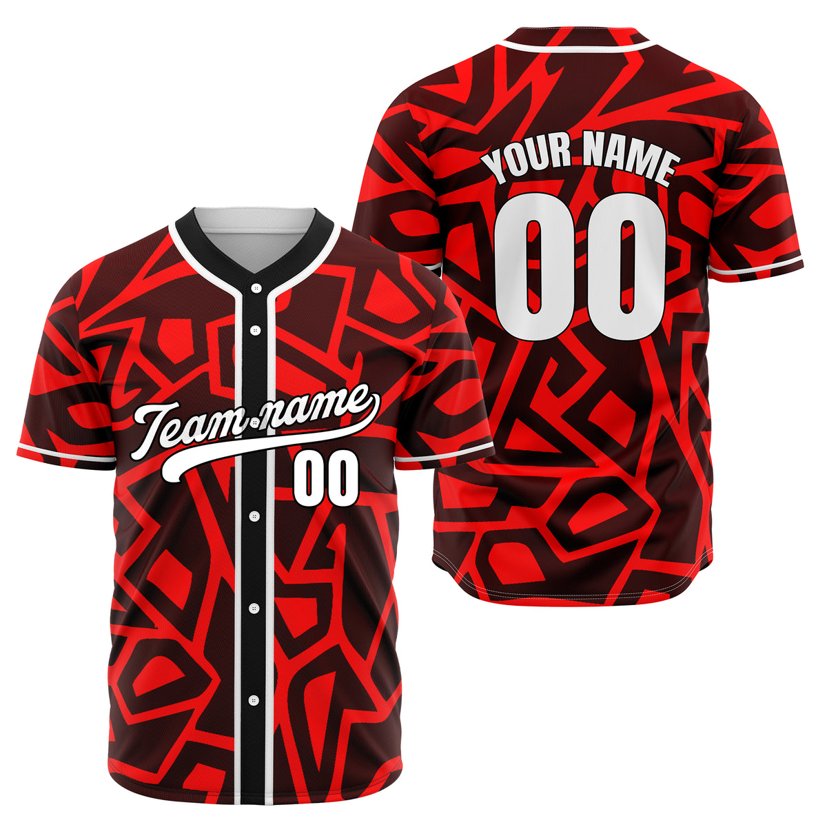 Custom Shadow Rebels Black Baseball Sports Jersey Personalized Uniform with Name & Number