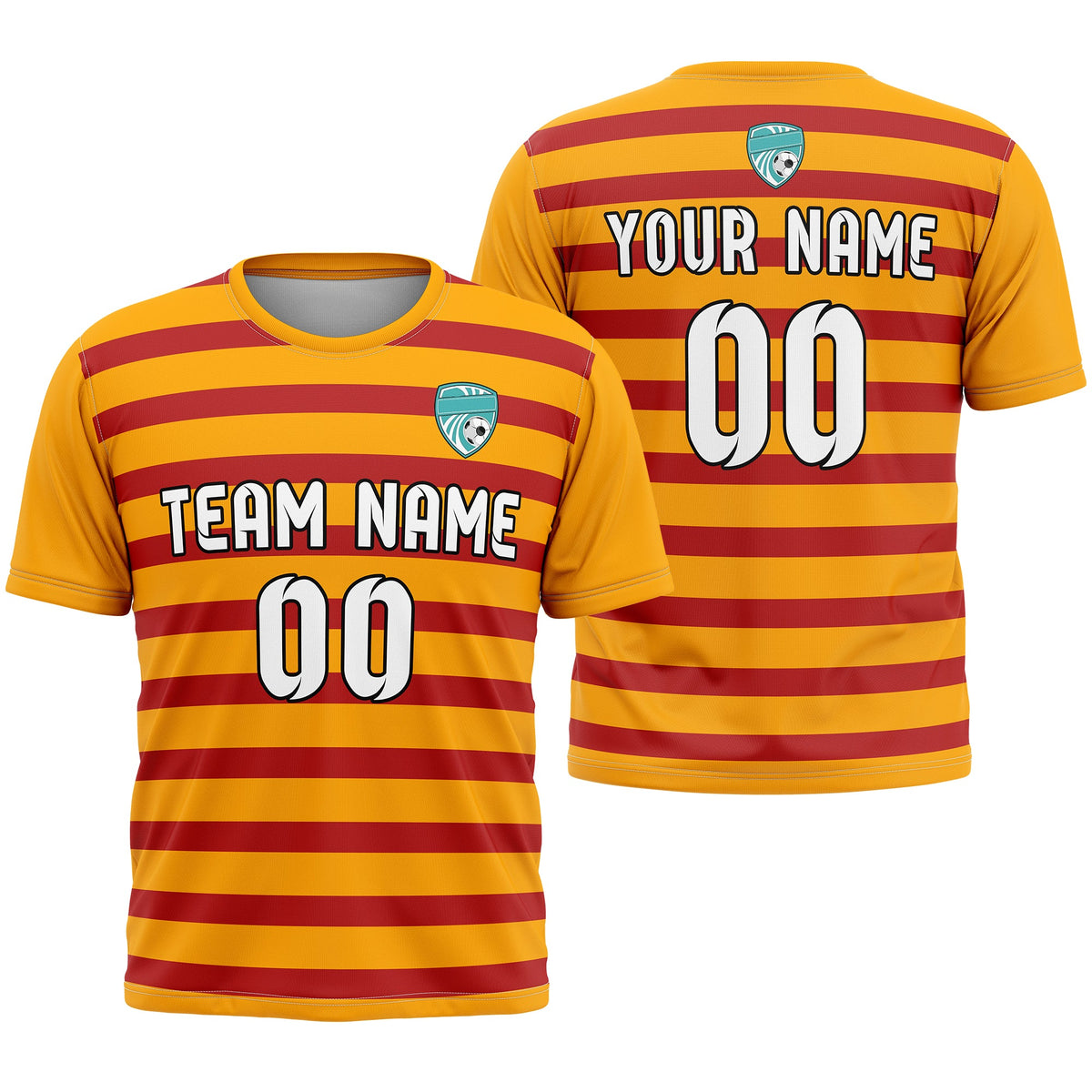 Custom Soccer R Stripes D2 Sports Tops Jersey