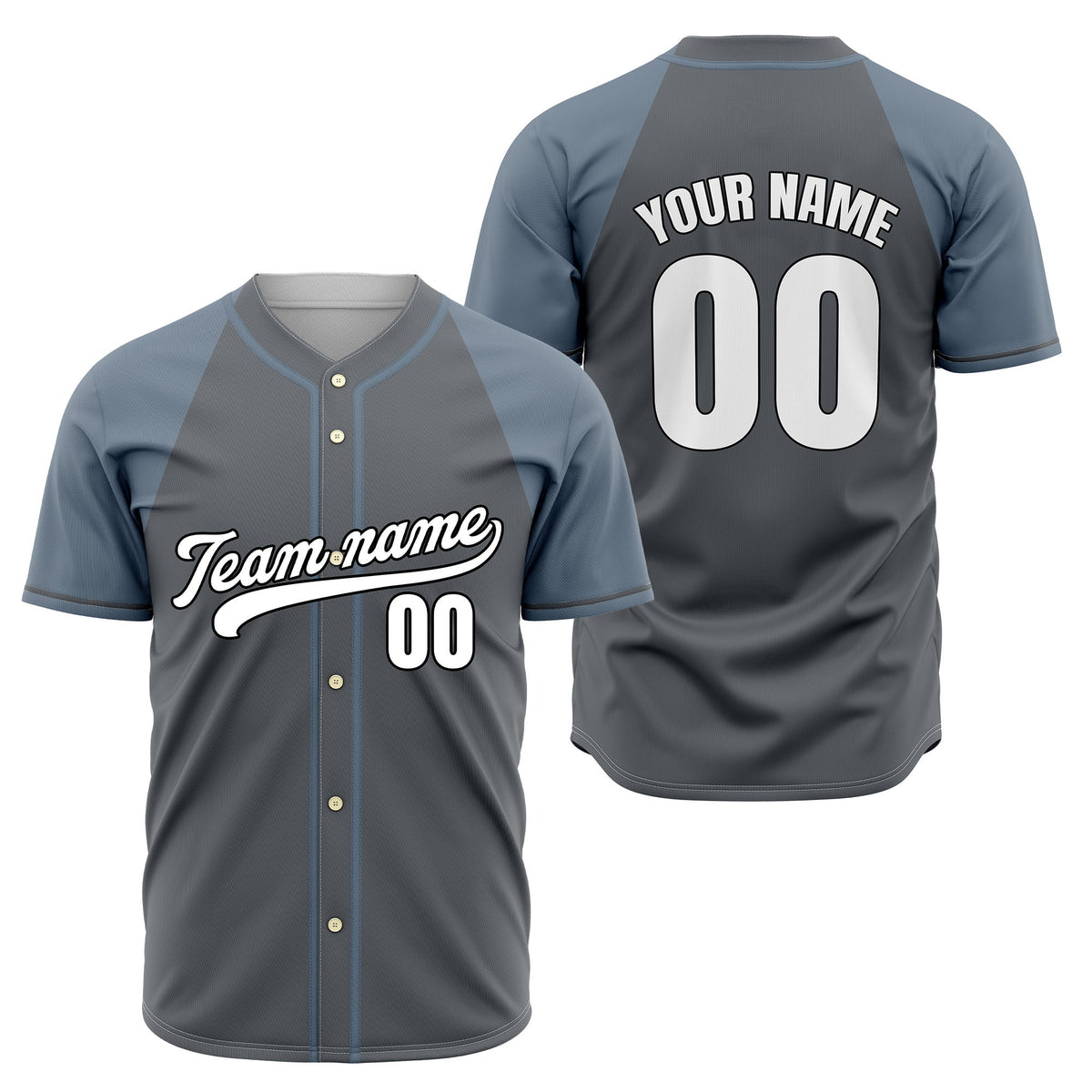 Custom Desert Blaze Aqua Raglan Style Baseball Sports Jersey Personalized Uniform with Name & Number