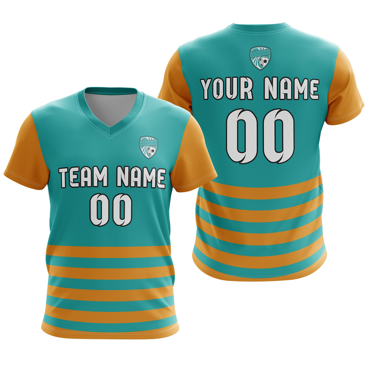 Custom Soccer BaseLine V-Neck Stripe D5 Sport Tops Jersey
