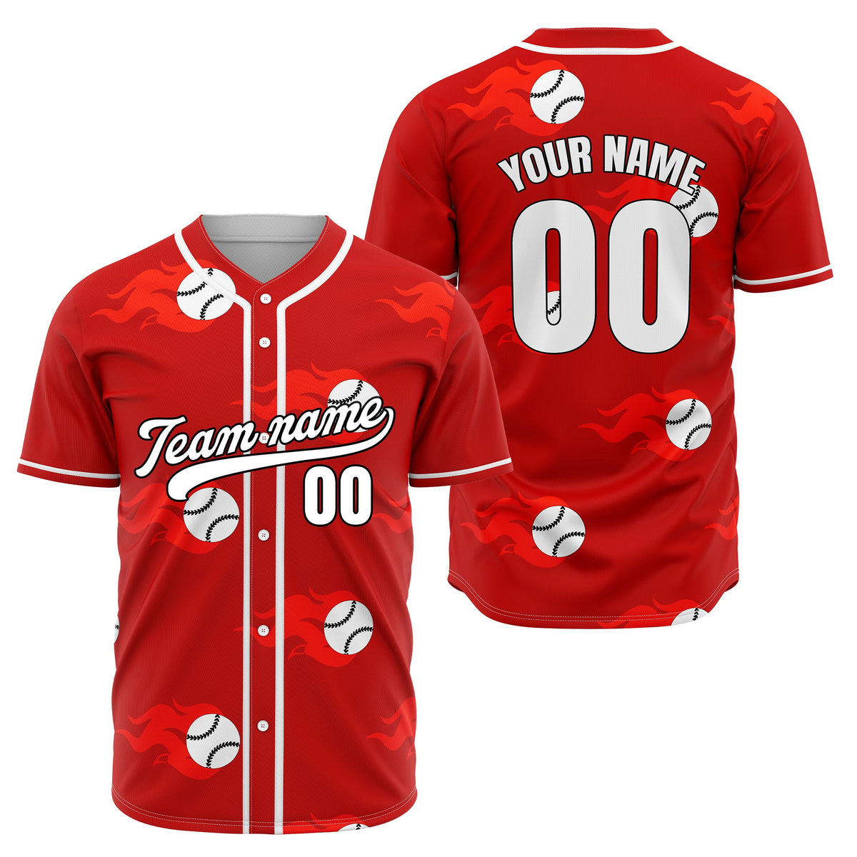 Custom Fireballers Aqua Baseball Sports Jersey Personalized Uniform with Name & Number