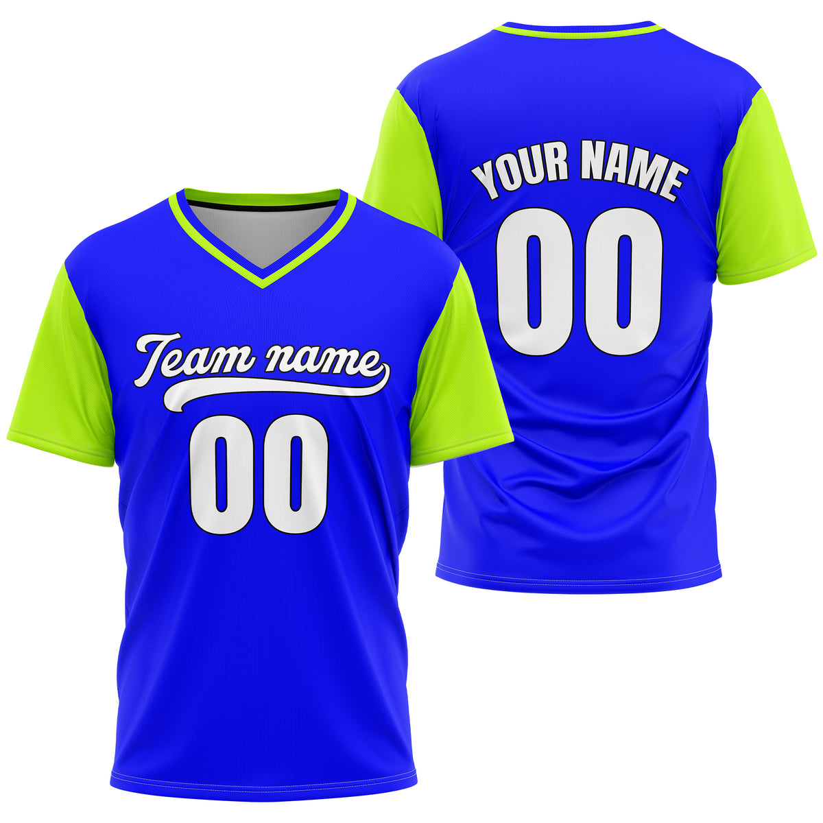 Custom Victory Line Neon Green Pullover Baseball Sports Jersey Personalized Uniform with Name & Number