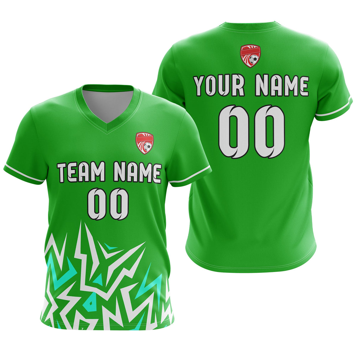 Custom Spark Strike V-Side Pattern D1 Soccer Sport Tops Jersey