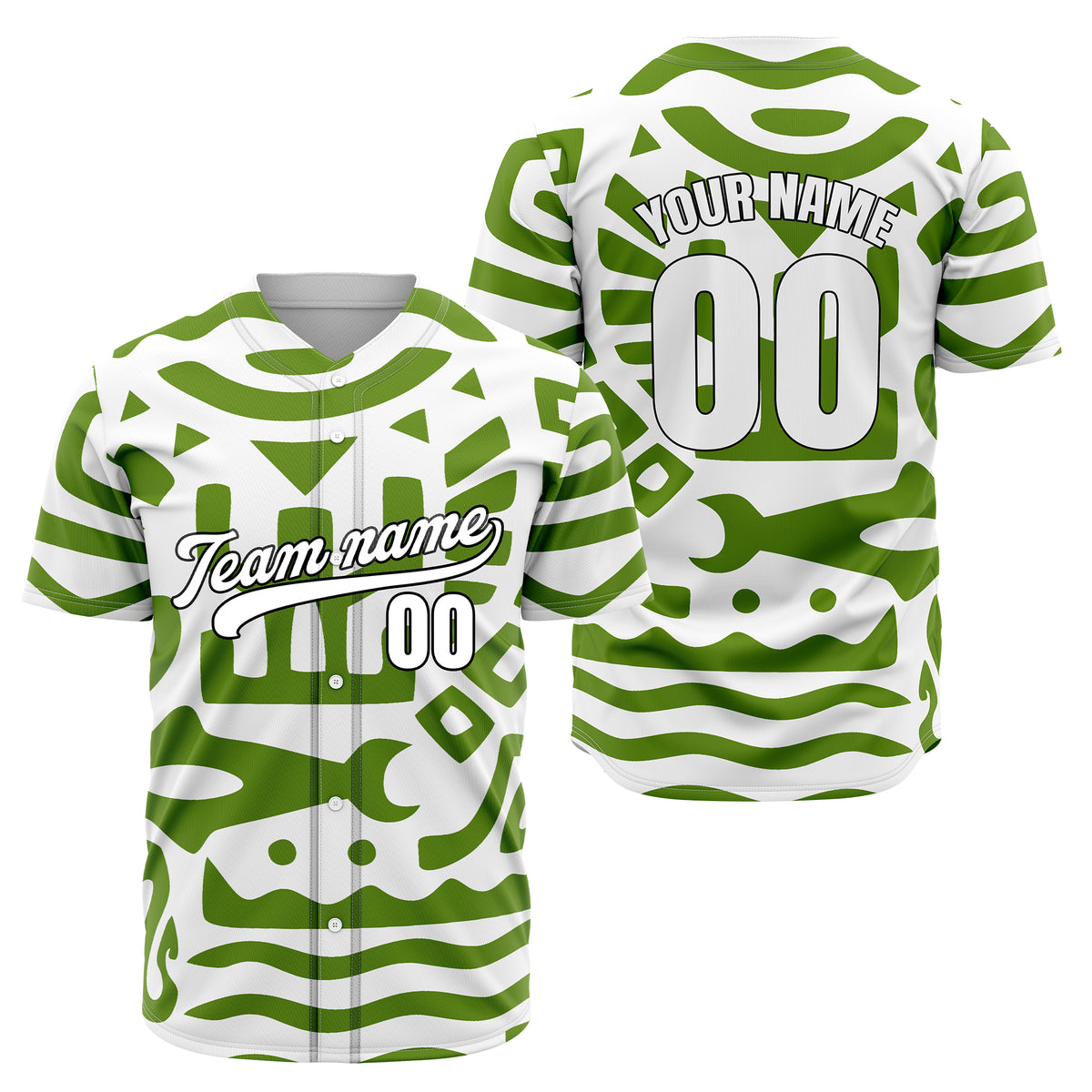 Custom Hawaii Hustle White Baseball Sports Jersey Personalized Uniform with Name &amp; Number