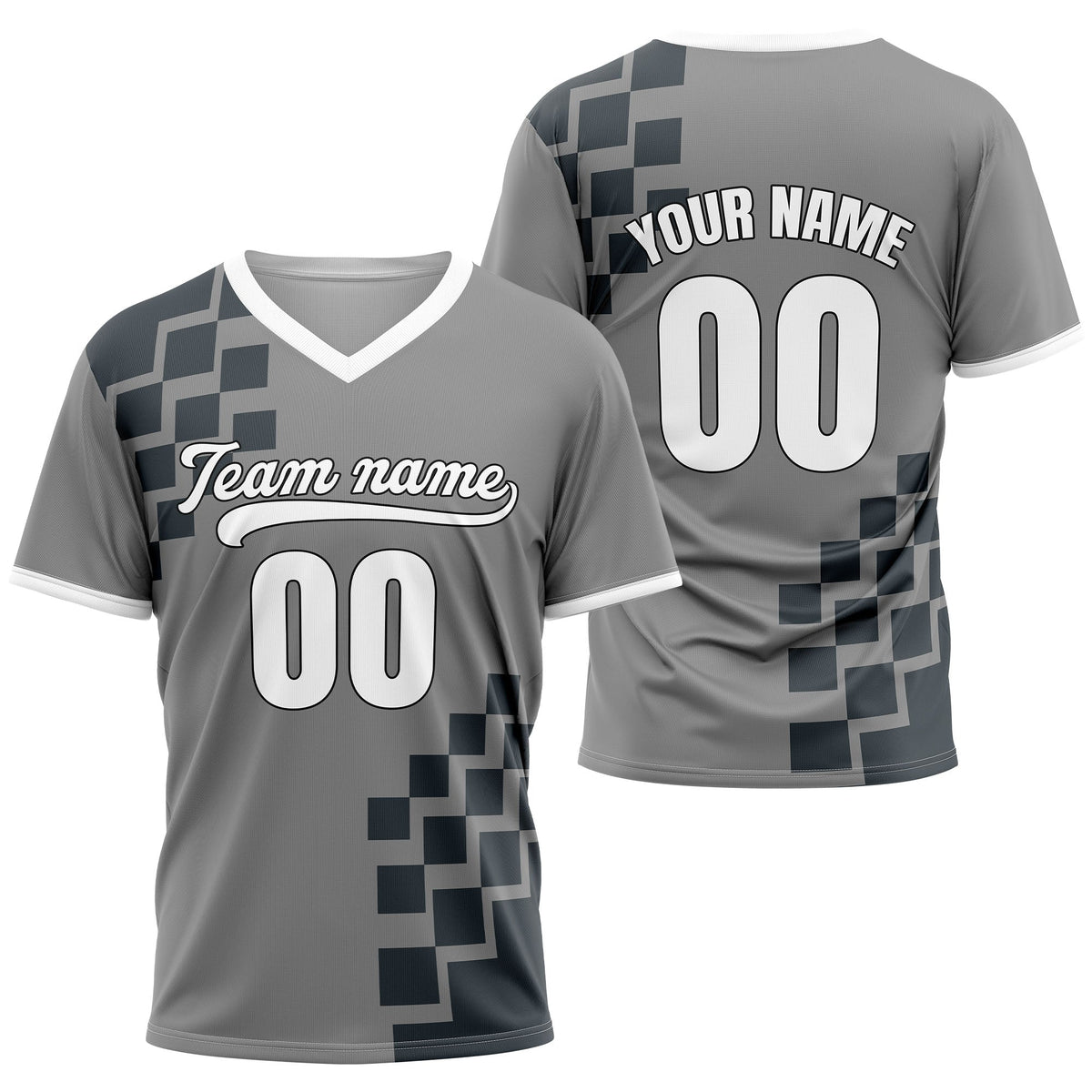 Custom Shadow Pixel Aqua Baseball Sports Jersey Personalized Uniform with Name & Number