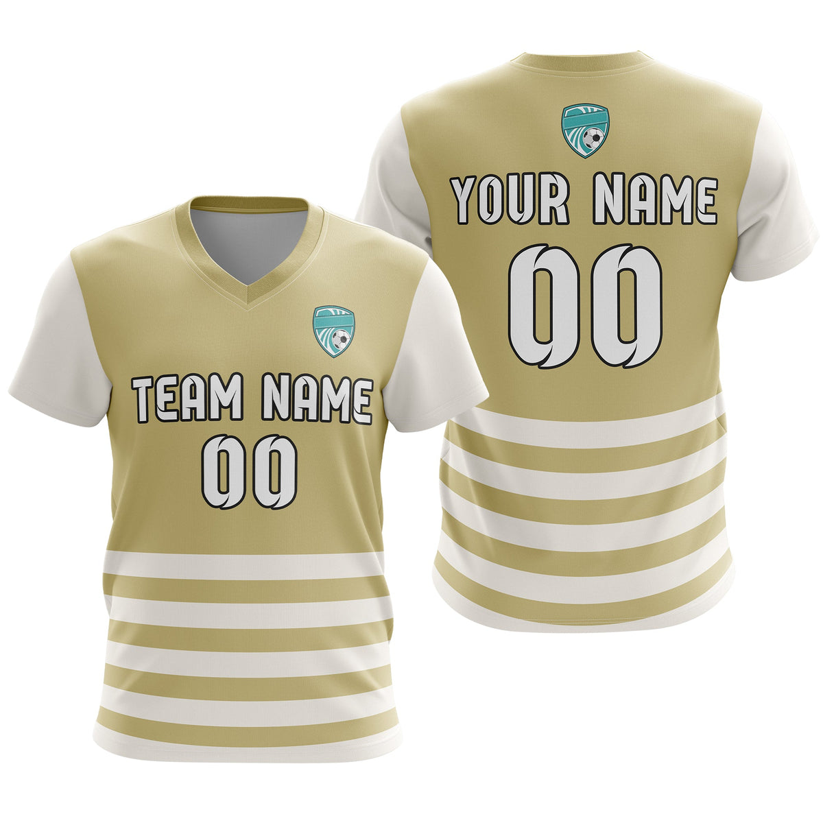 Custom Soccer BaseLine V-Neck Stripe D5 Sport Tops Jersey