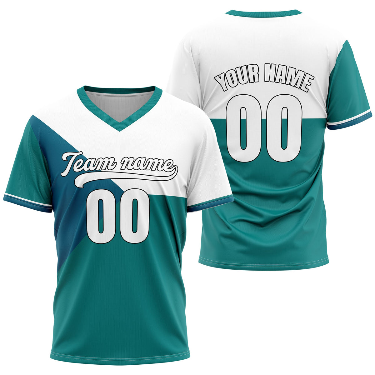 Custom FlexCore Aqua Baseball Sports Jersey Personalized Uniform with Name & Number