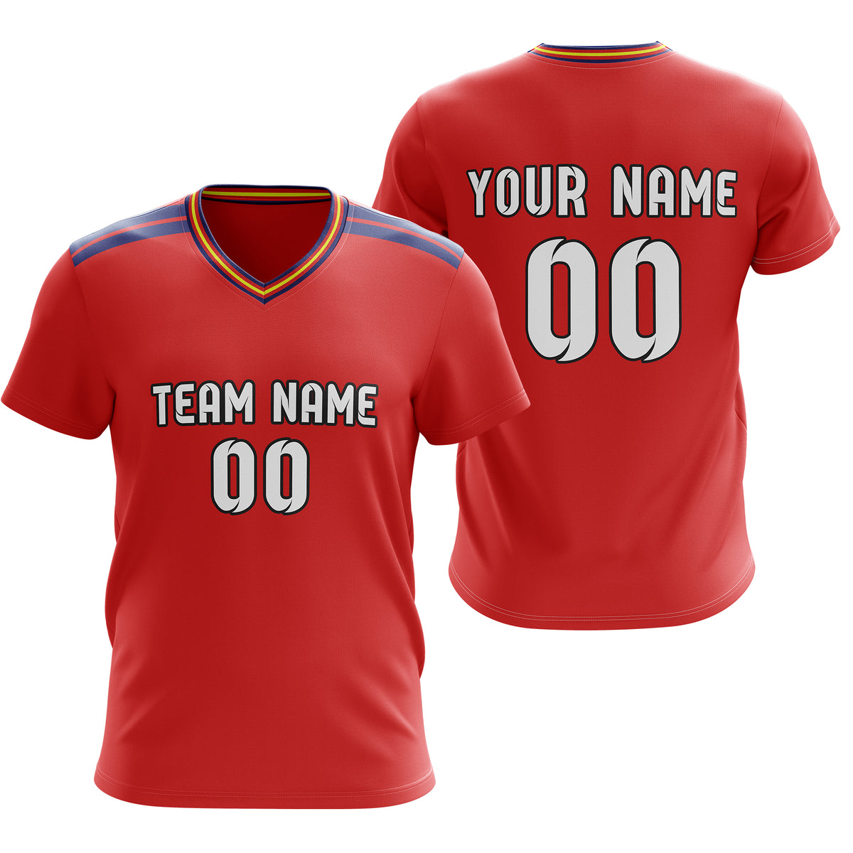 Custom SPAIN Fan Jersey Personalized with Name &amp; Number
