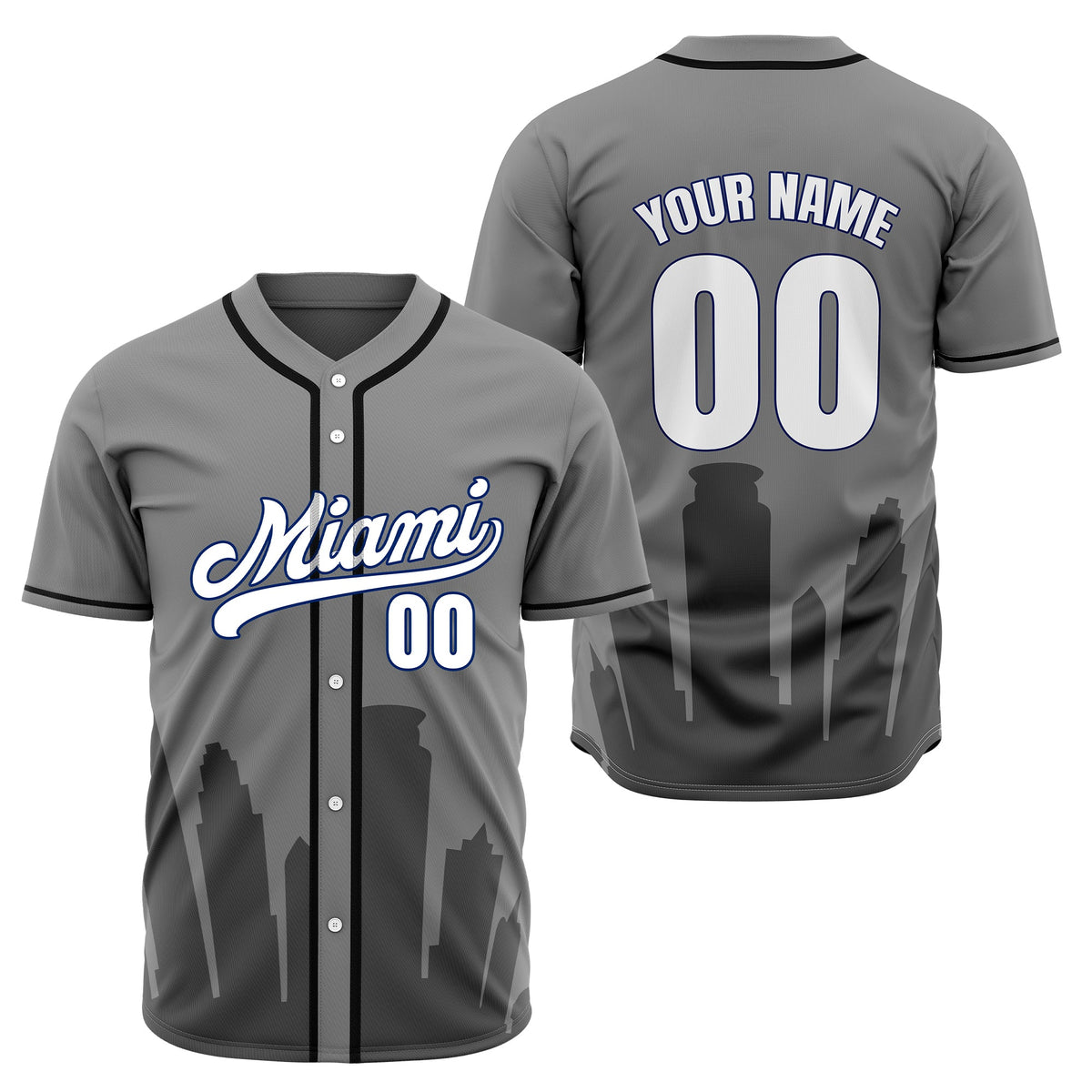 Custom City Tide Aqua Baseball Sports Jersey Personalized Uniform with Name & Number