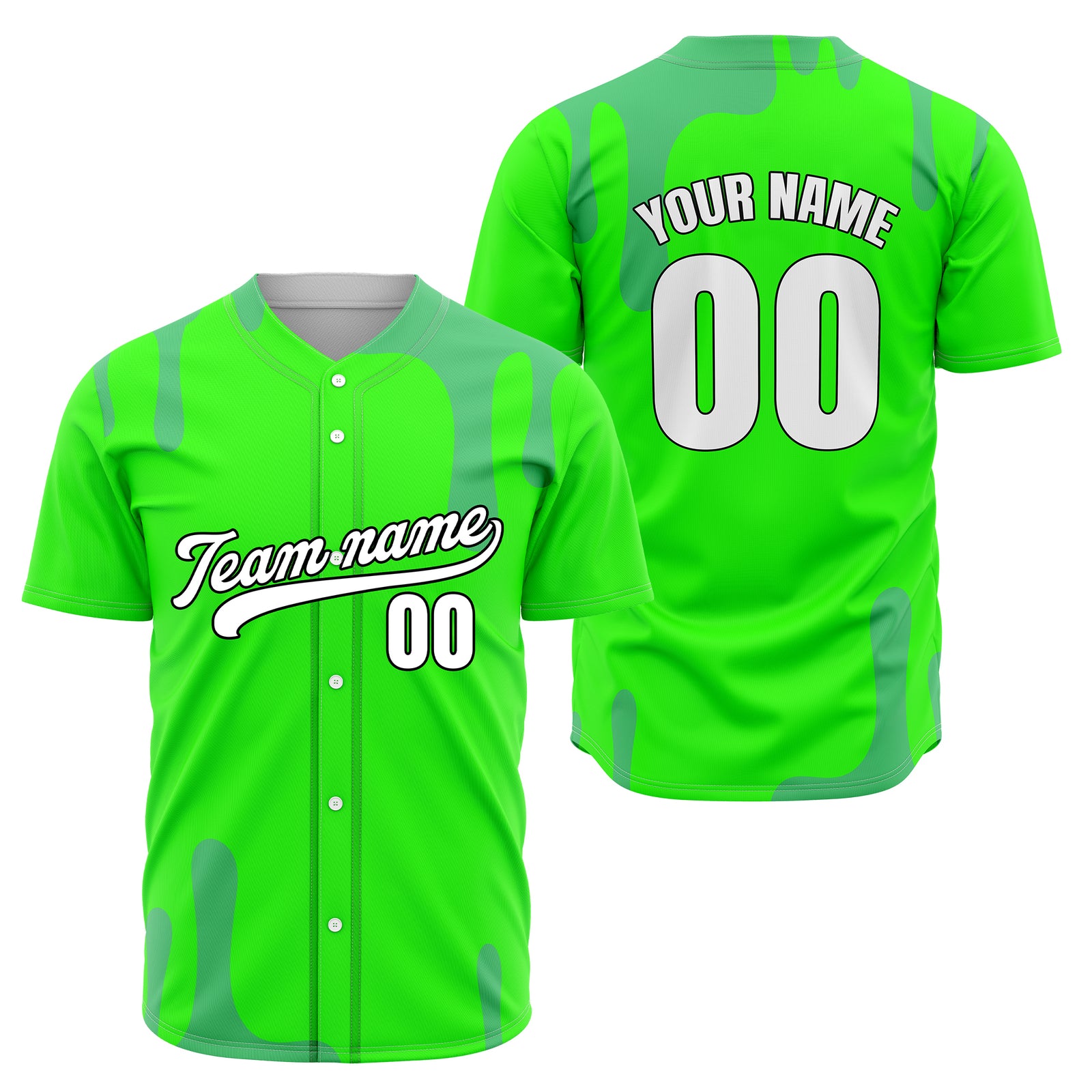 Custom Ink Dripline Grey Sports Jersey Personalized Uniform with Name & Number
