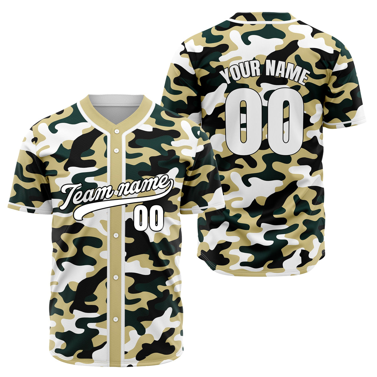 Custom Shadow Command Yellow Baseball Sports Jersey Personalized Uniform with Name & Number