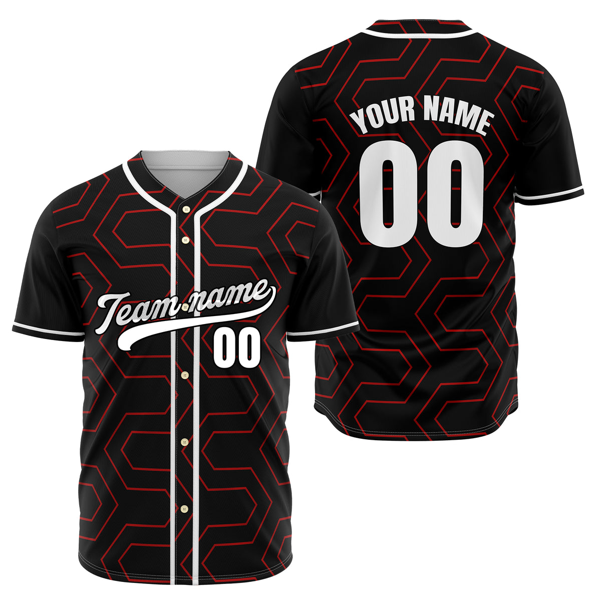 Custom Rhombus Rush White Baseball Sports Jersey Personalized Uniform with Name & Number