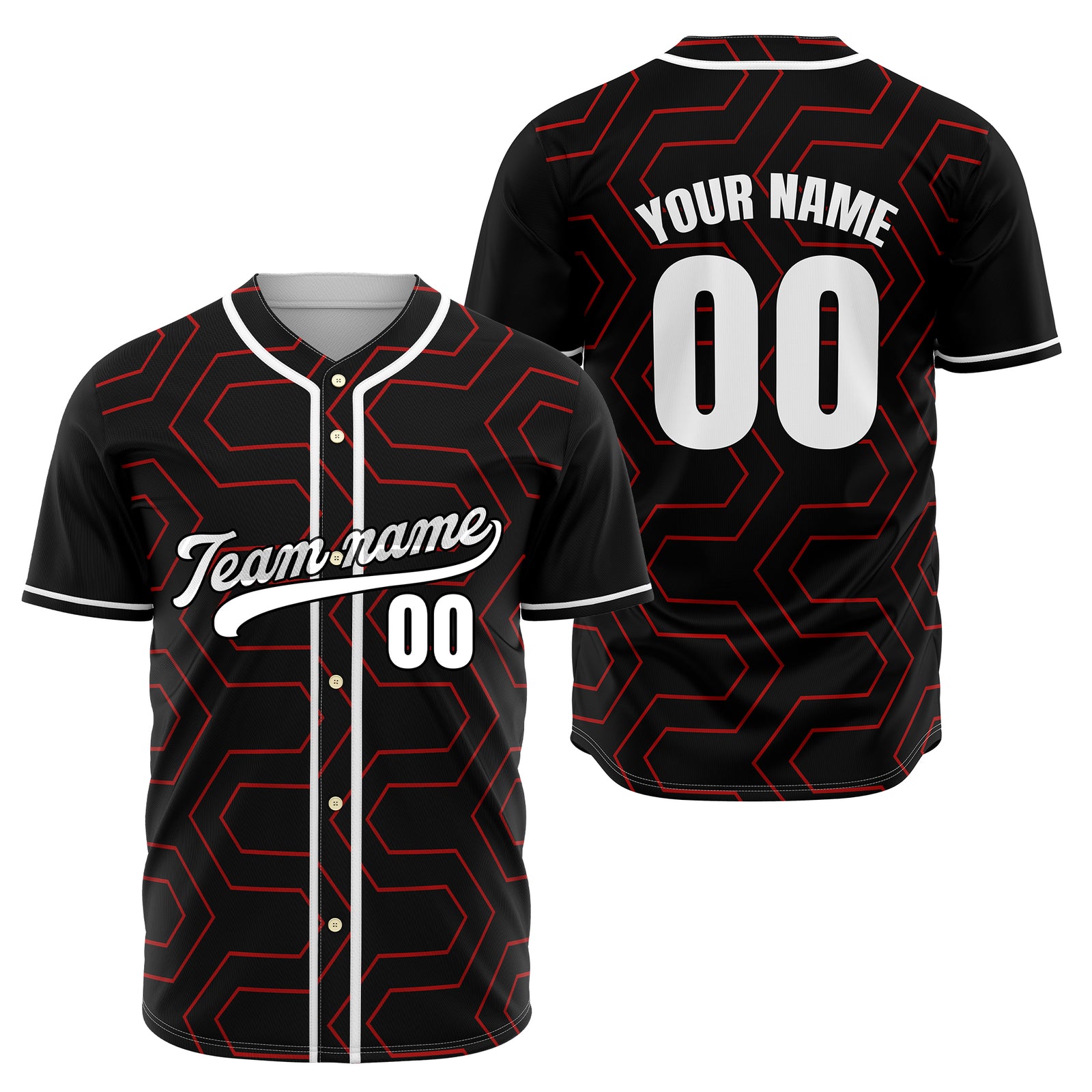 Custom Rhombus Rush White Baseball Sports Jersey Personalized Uniform with Name & Number