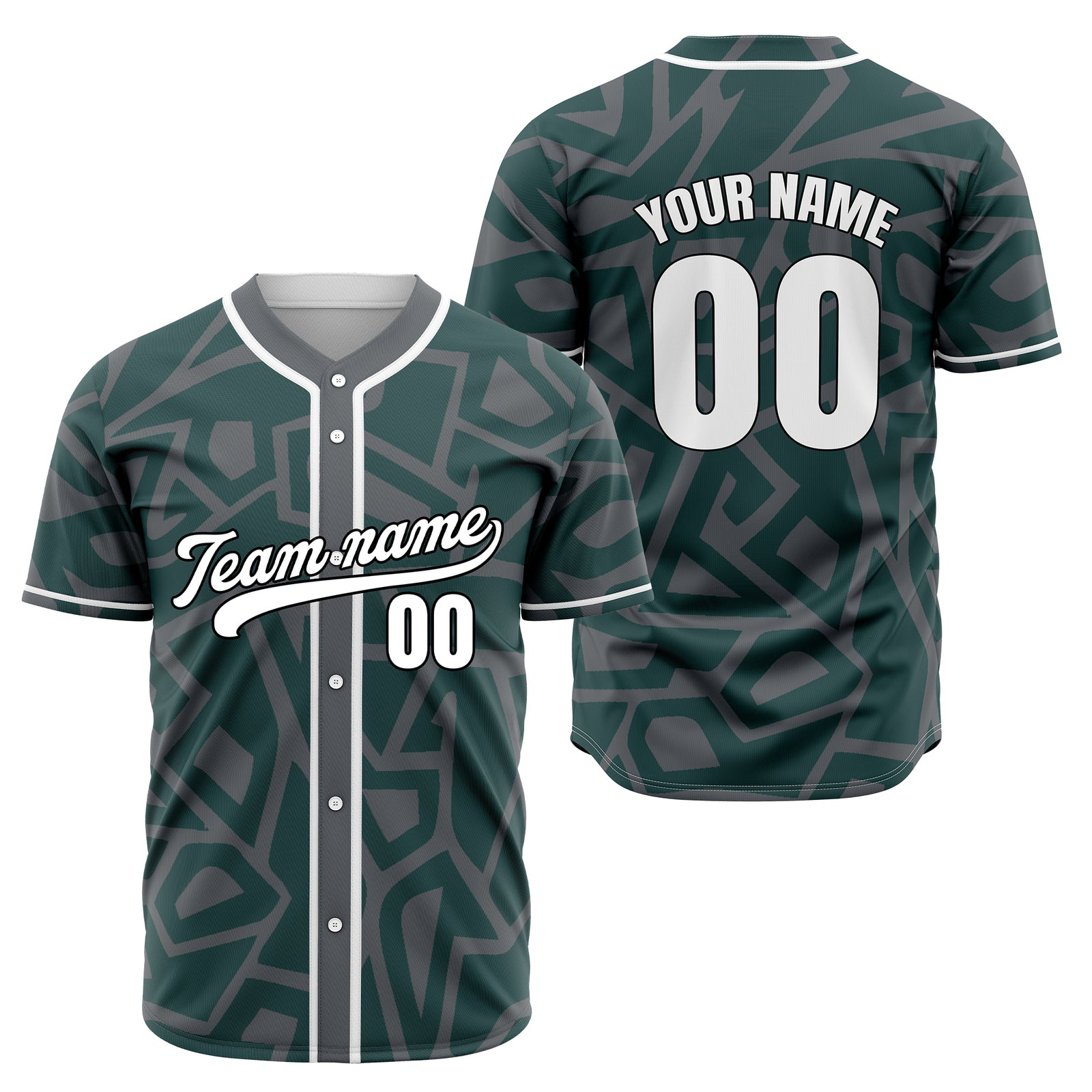 Custom Shadow Rebels Black Baseball Sports Jersey Personalized Uniform with Name & Number