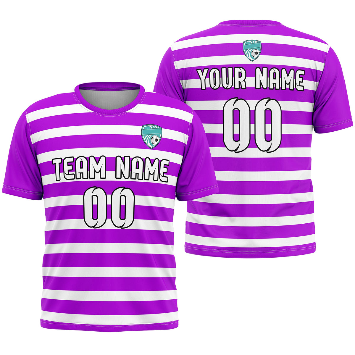 Custom Soccer R Stripes D2 Sports Tops Jersey