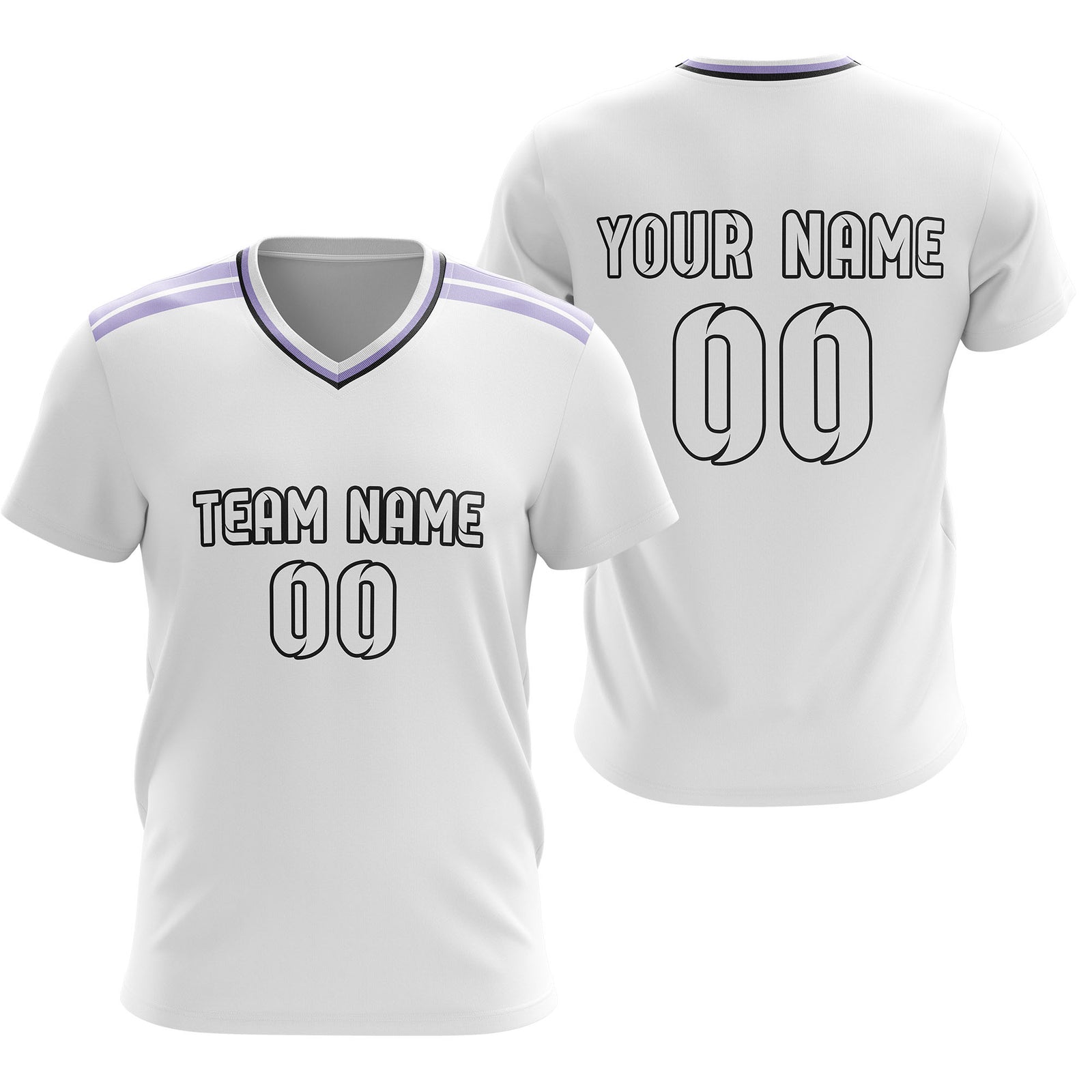 Custom Real Madrid Fan Jersey Personalized with Name & Number