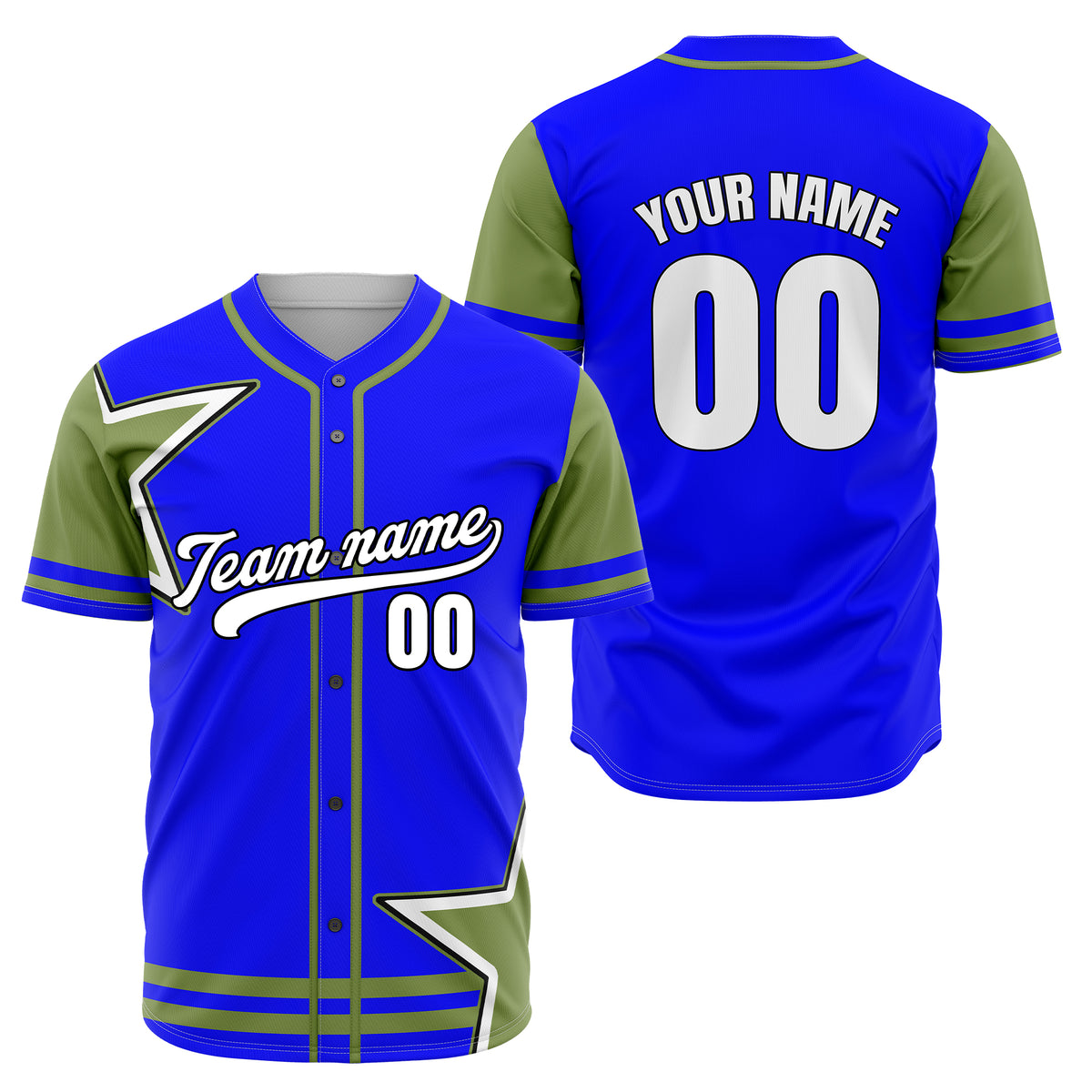Custom Star Classic Baseball Navy Sports Jersey Personalized Uniform with Name & Number