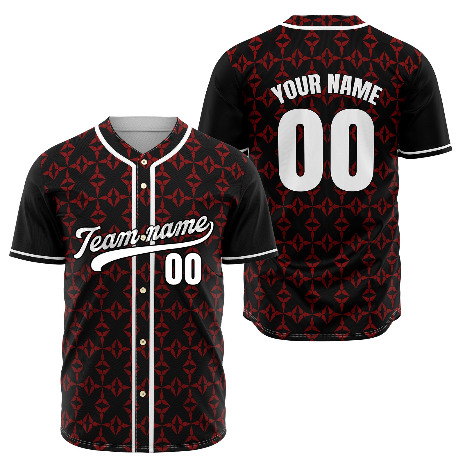 Custom Rhombic Grey Baseball Sports Jersey Personalized Uniform with Name & Number