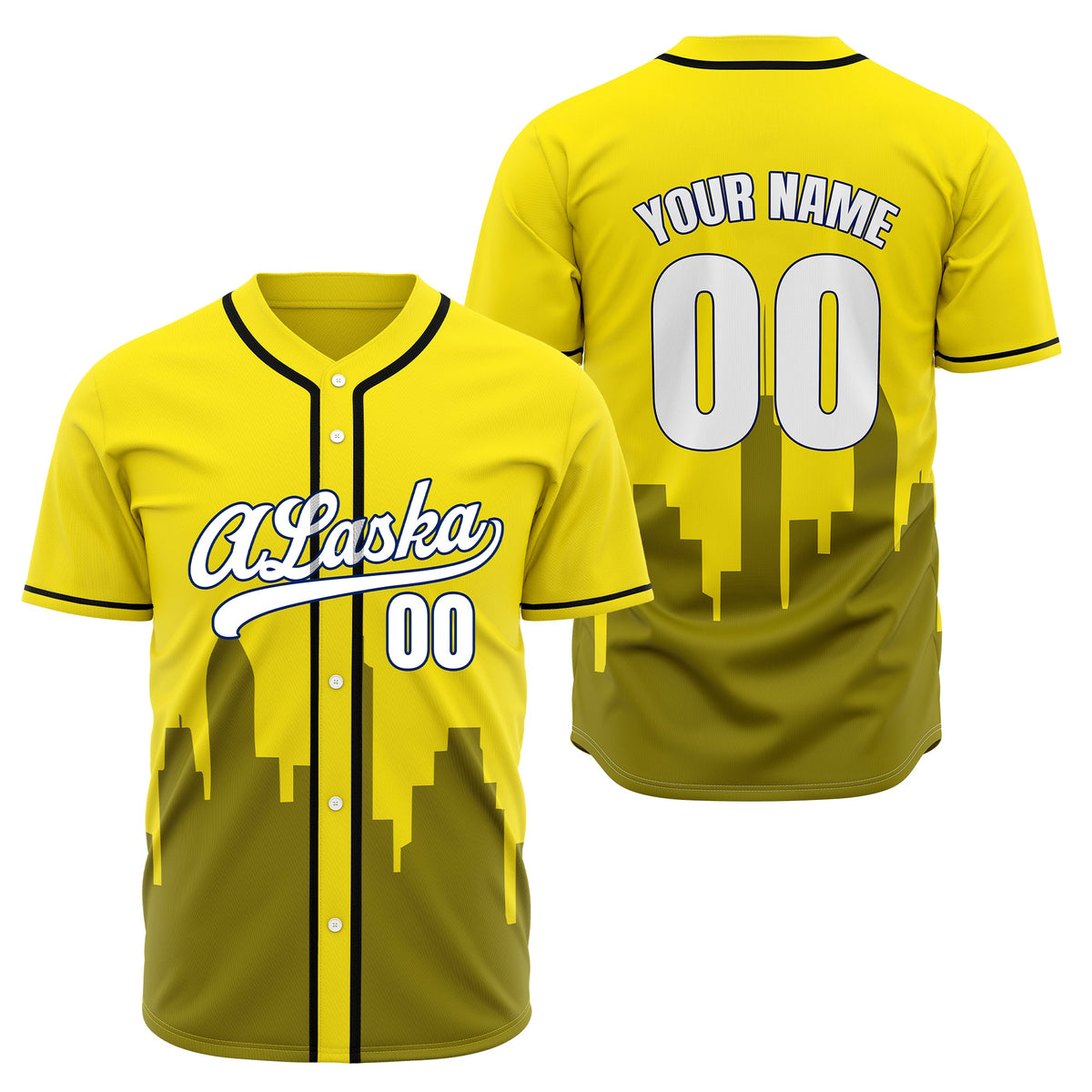 Custom City Horizon Aqua Baseball Sports Jersey Personalized Uniform with Name & Number