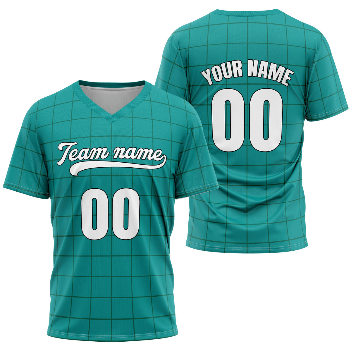 Custom Storm Matrix Aqua Baseball Sports Jersey Personalized Uniform with Name & Number
