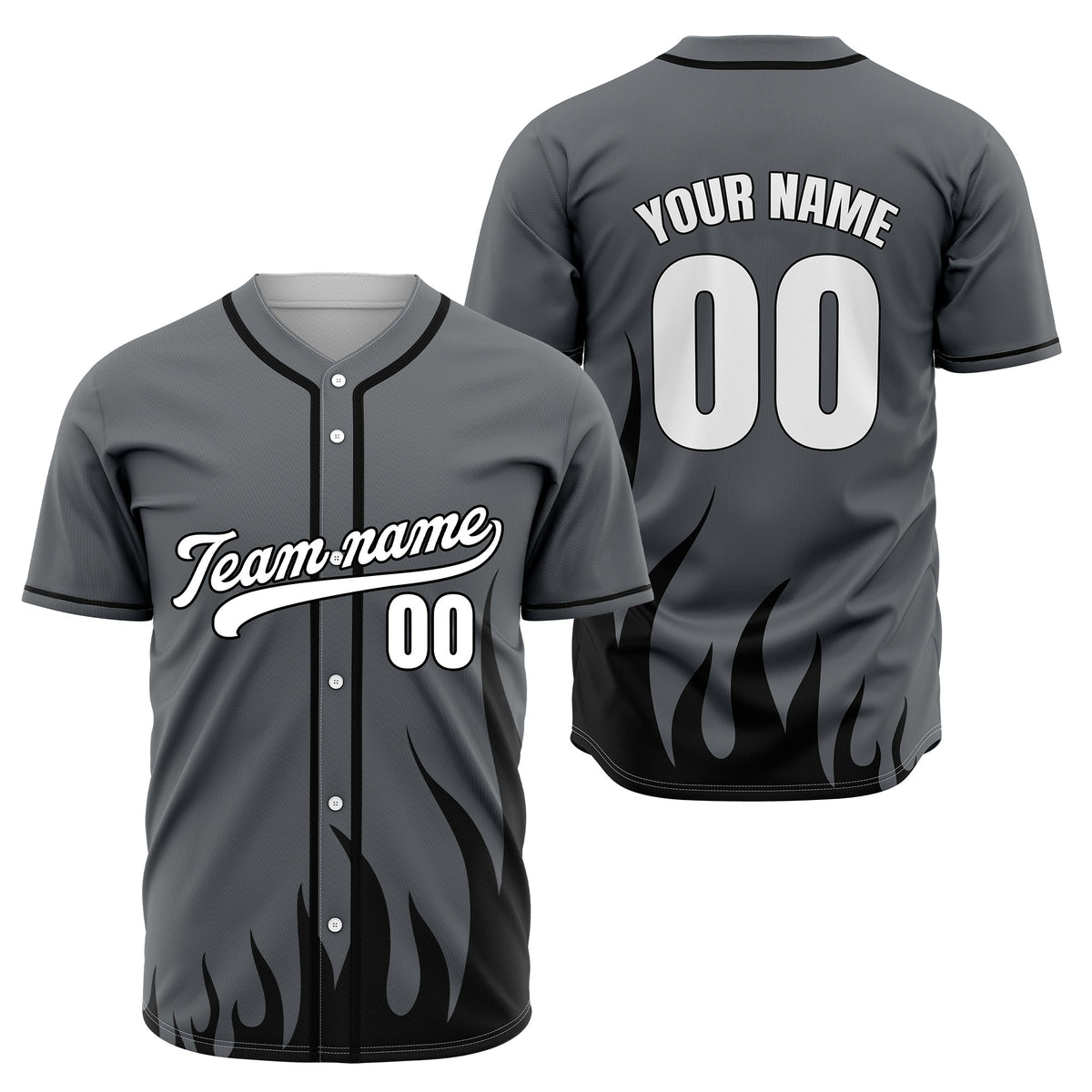 Custom Fire Pulse Aqua Baseball Sports Jersey Personalized Uniform with Name & Number