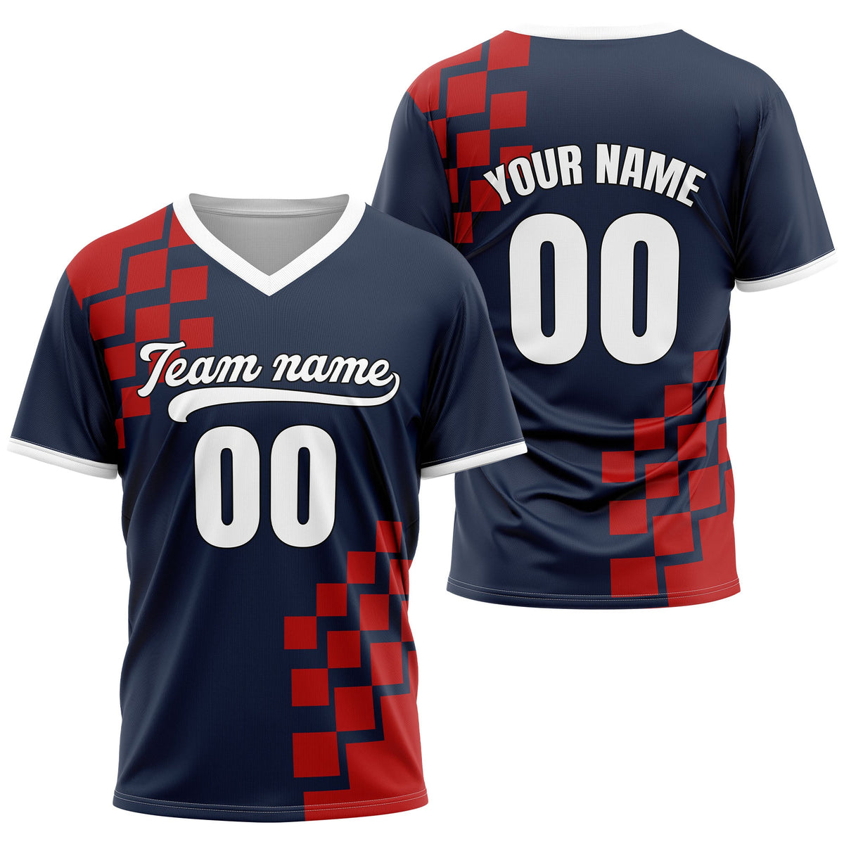 Custom Shadow Pixel Aqua Baseball Sports Jersey Personalized Uniform with Name & Number
