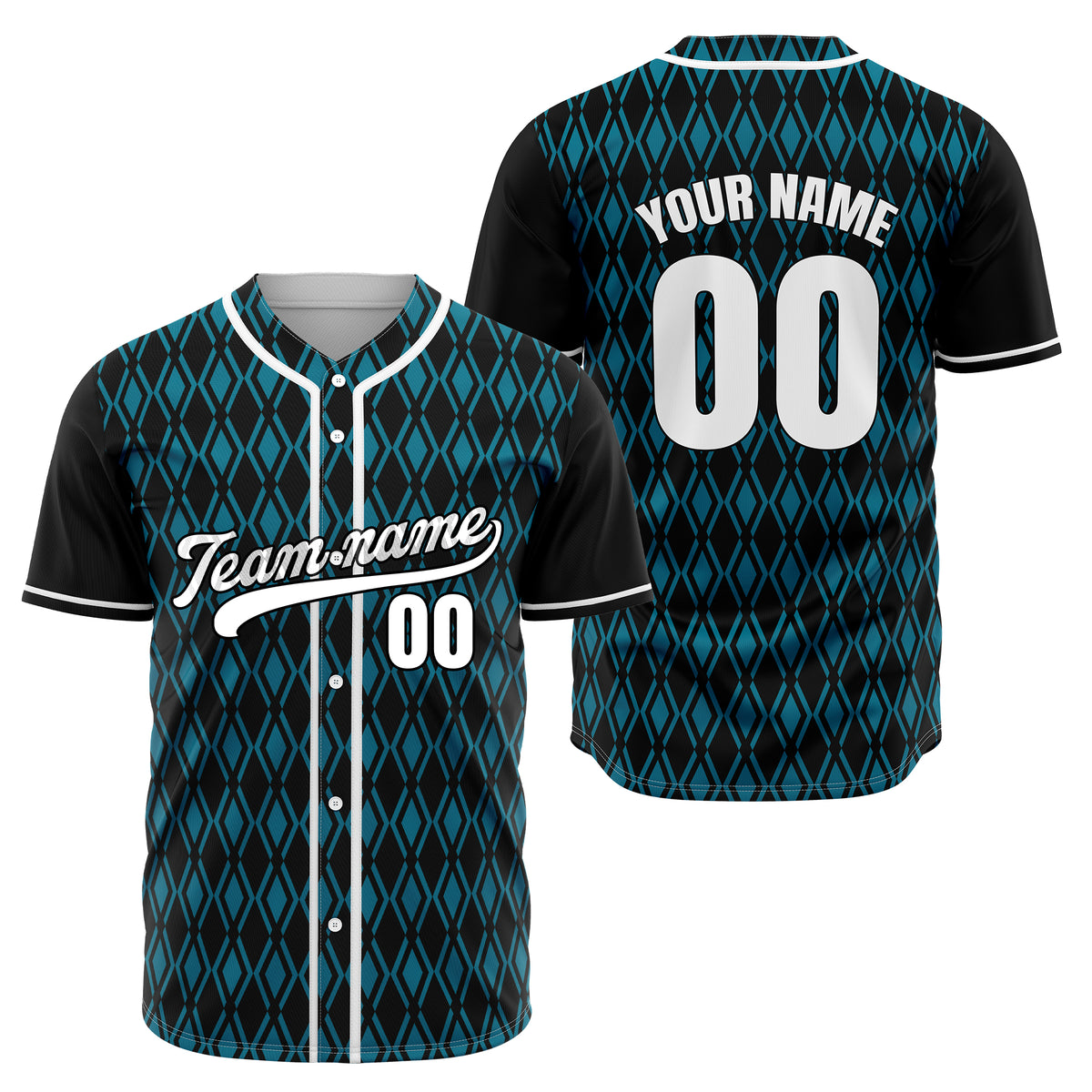 Custom Rhombic Edge Grey Baseball Sports Jersey Personalized Uniform with Name & Number