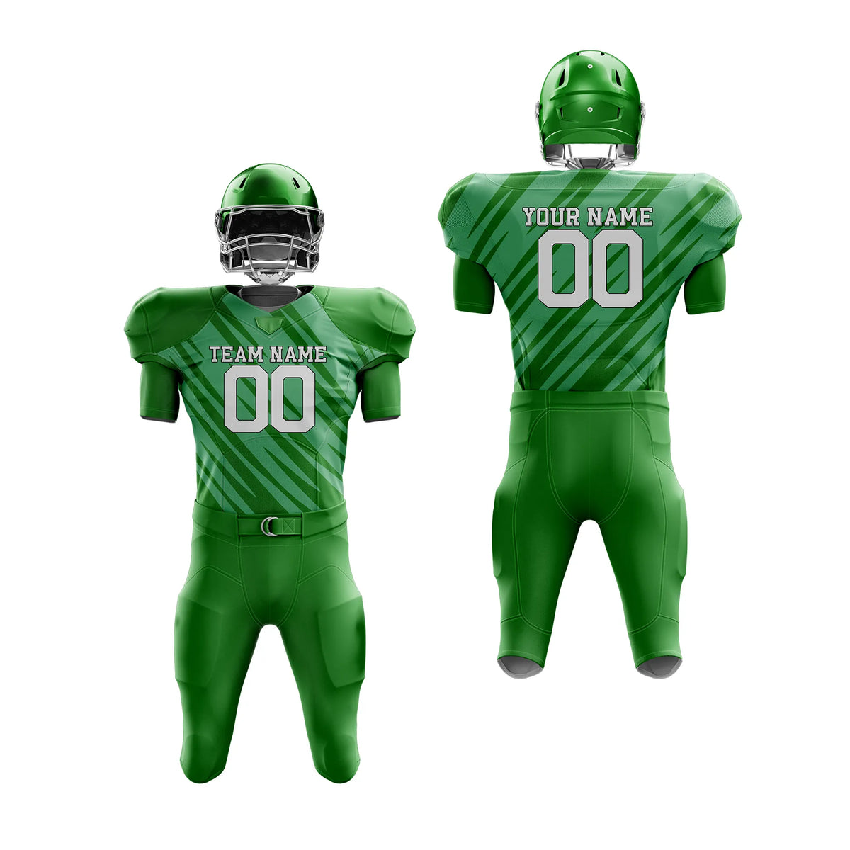 Custom Personalized D4 Full Pattern American Football Jersey with Name, Number & Team Logo
