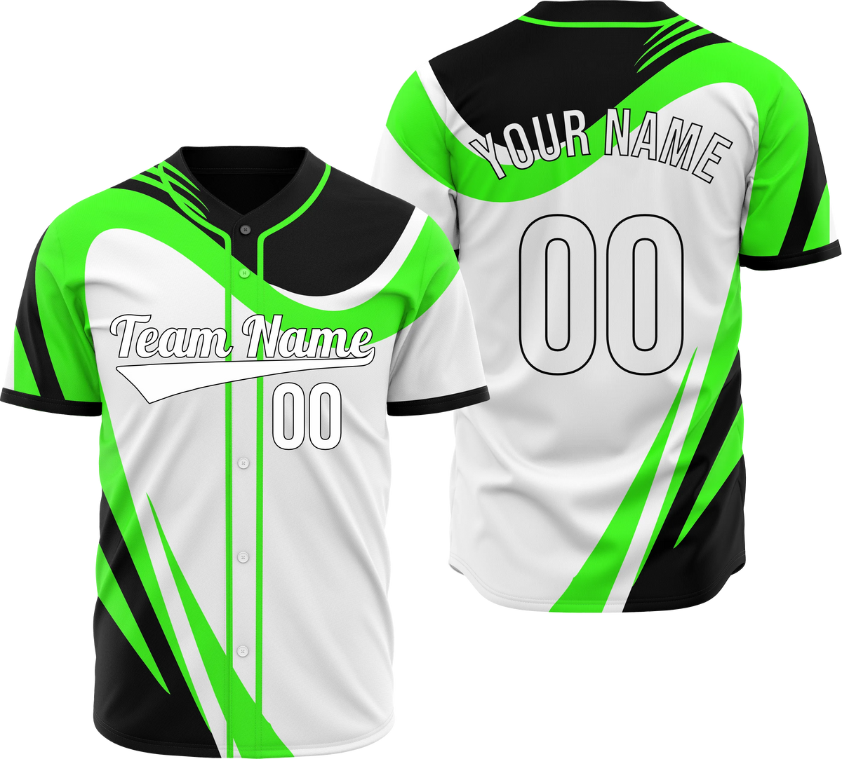 Custom Velocity Flow Baseball Sports Jersey Personalized Uniform with Name & Number
