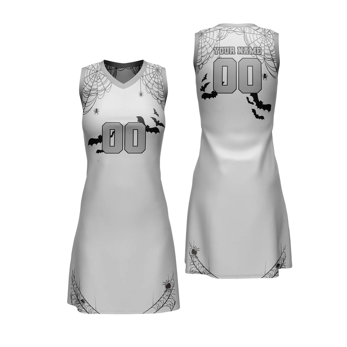 Custom Halloween Netball Jersey D7 Personalized Uniform with Name &amp; Number