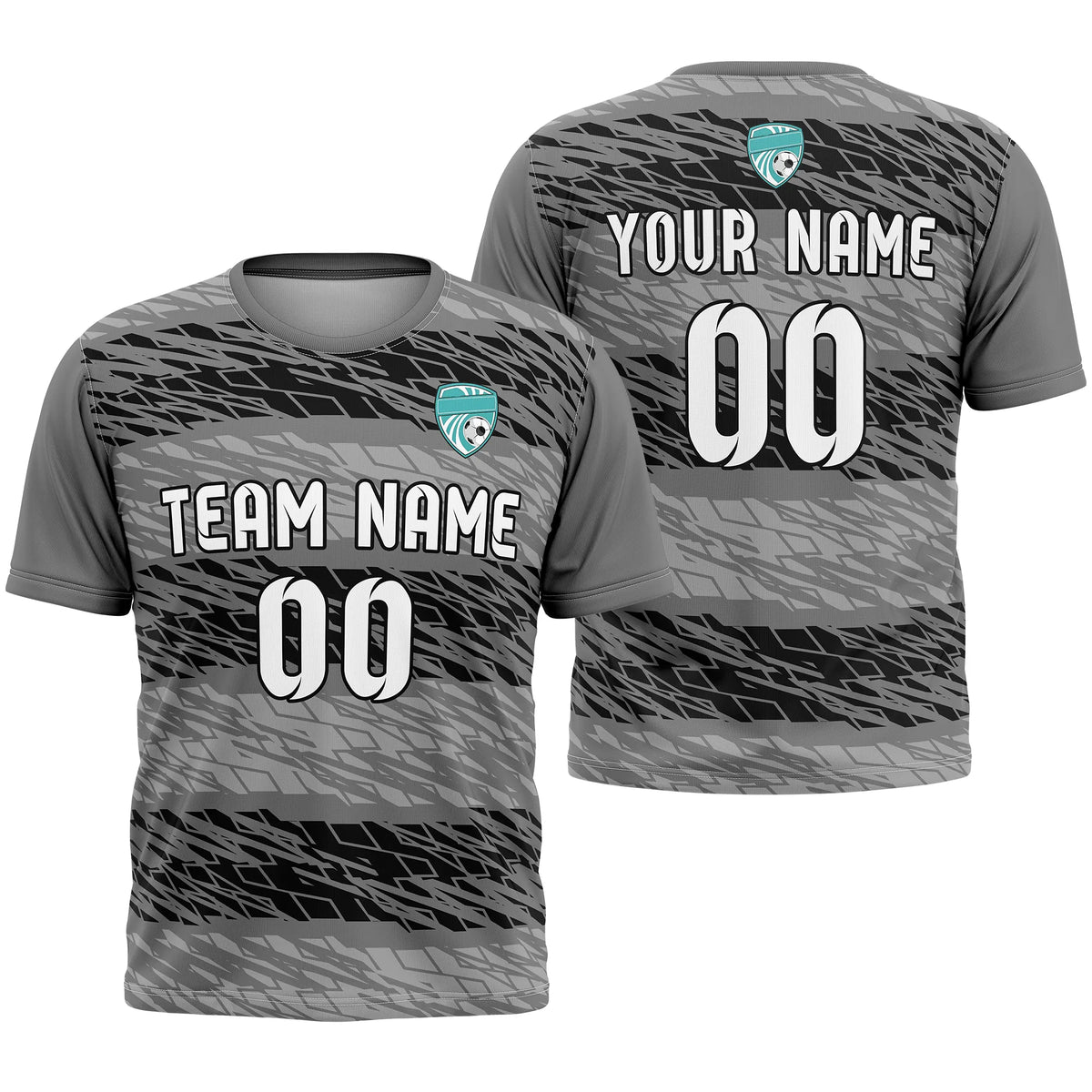 Custom R-Full Pattern D2 Soccer Jersey Personalized Football Uniform with Name & Number