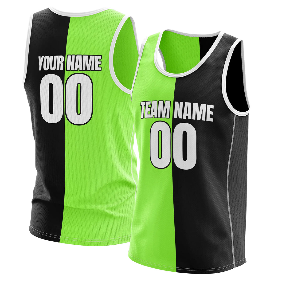 Custom Twin Panel Slip Fashion Tops Sports Jersey Personalized Uniform with Name & Number