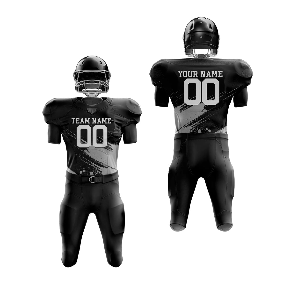Custom Personalized D2 Drift Fashion American Football Jersey with Name, Number & Team Logo