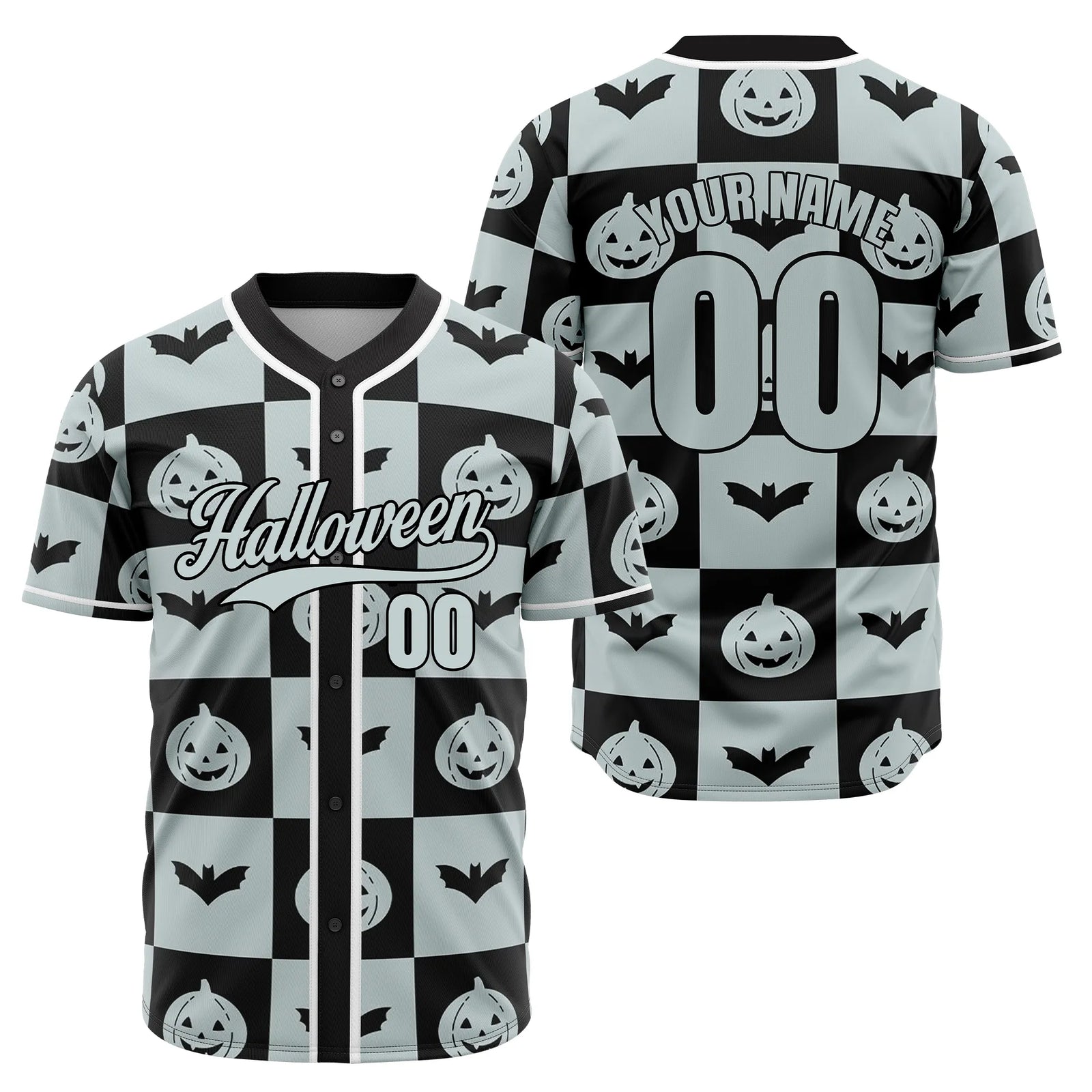 Custom Pumpkincheck Baseball Sports Jersey Personalized Uniform with Name & Number