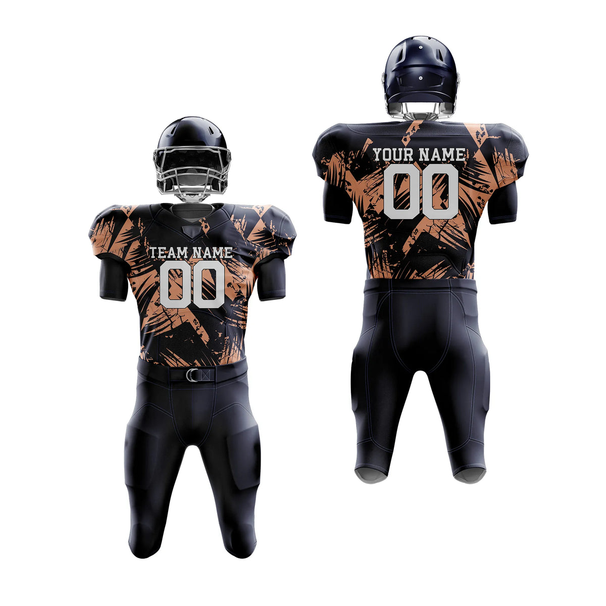 Custom Personalized D4 Drift Fashion American Football Jersey with Name, Number & Team Logo