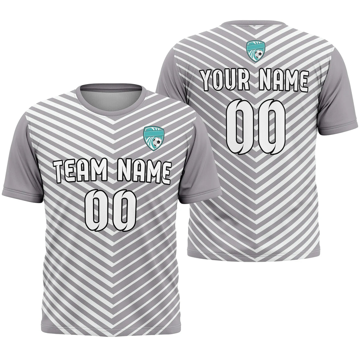 Custom Strip Fashion D5 Soccer Jersey Personalized Football Uniform with Name & Number