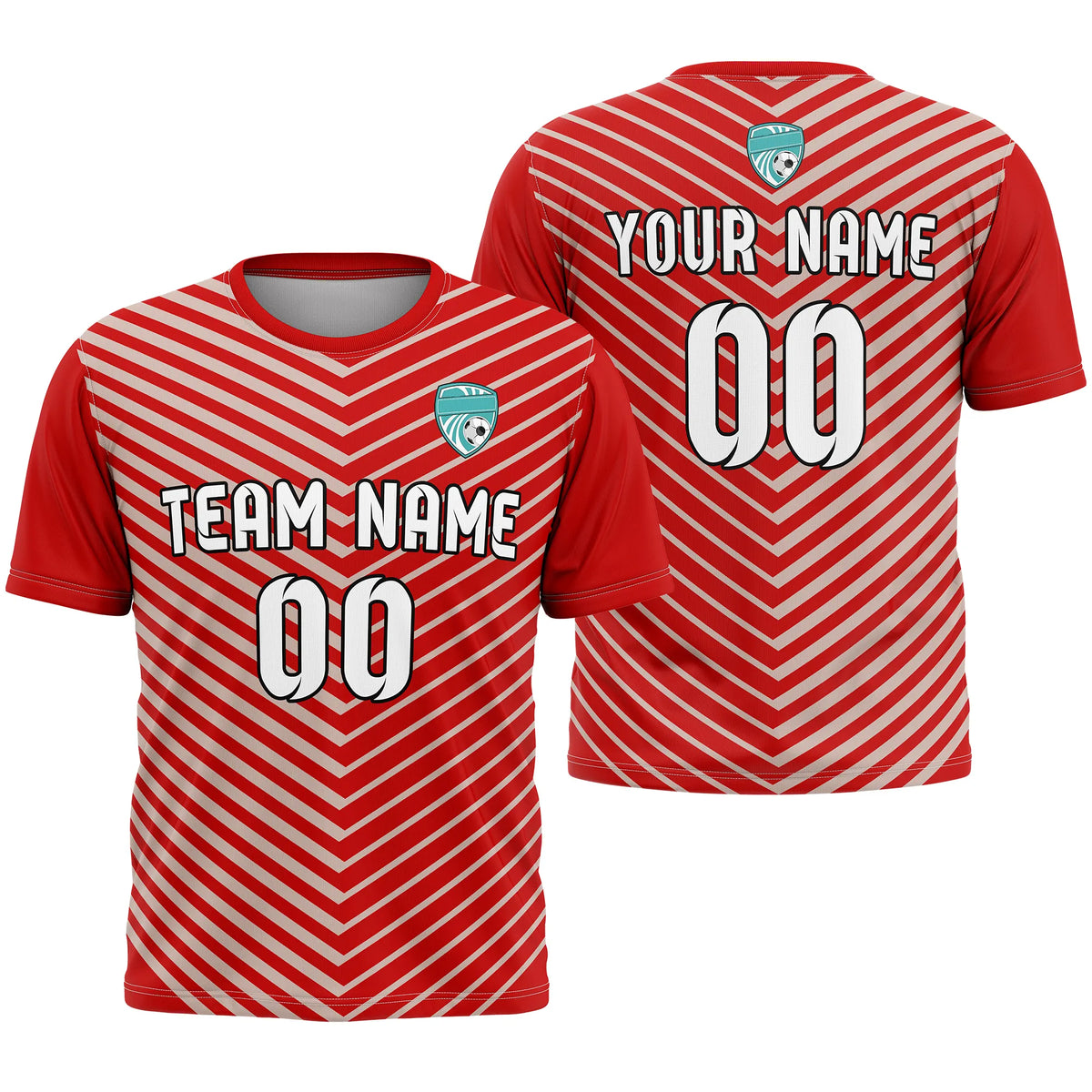 Custom Strip Fashion D5 Soccer Jersey Personalized Football Uniform with Name & Number