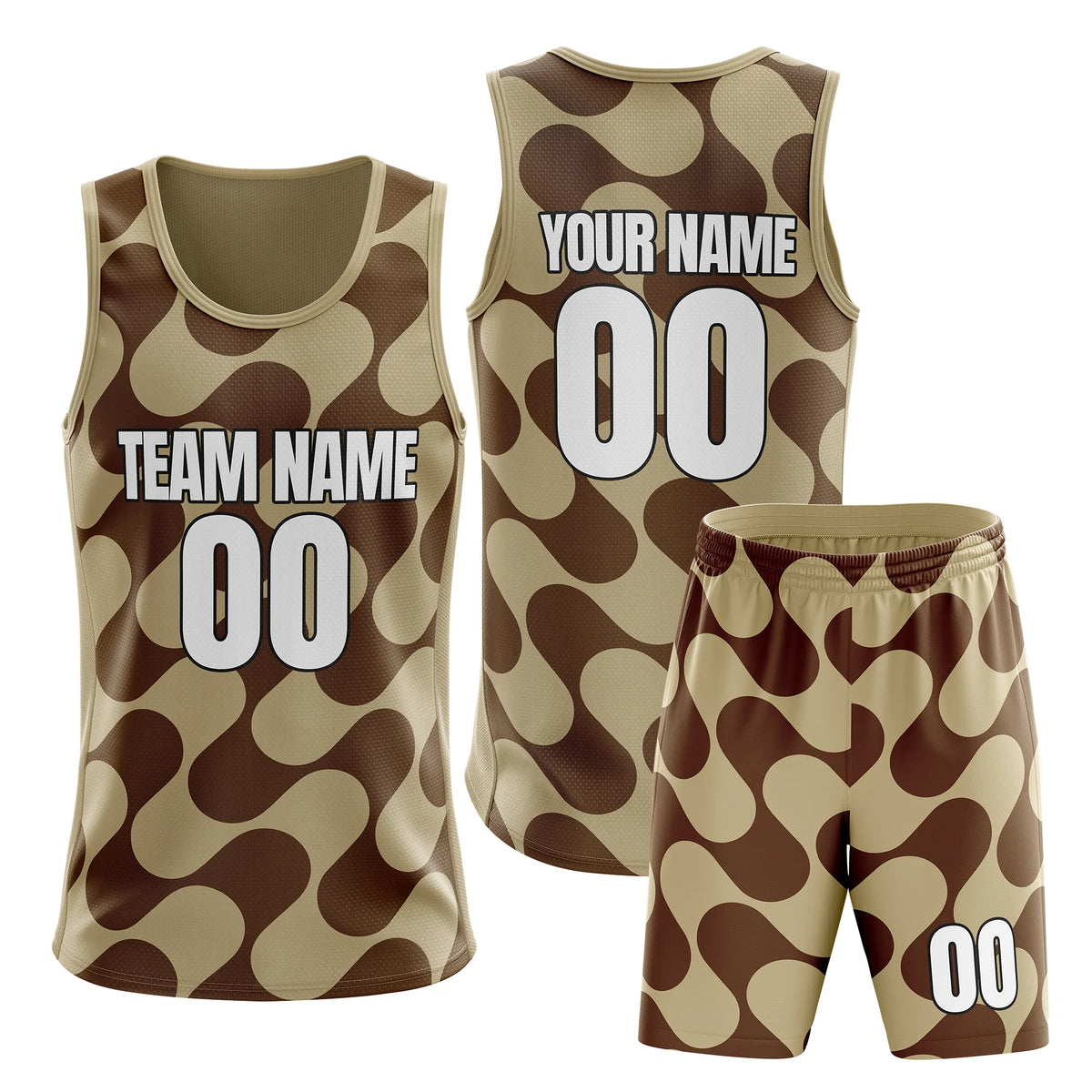 Custom Colour Block Set Amber Fusion Sports Jersey Personalized Uniform with Name &amp; Number