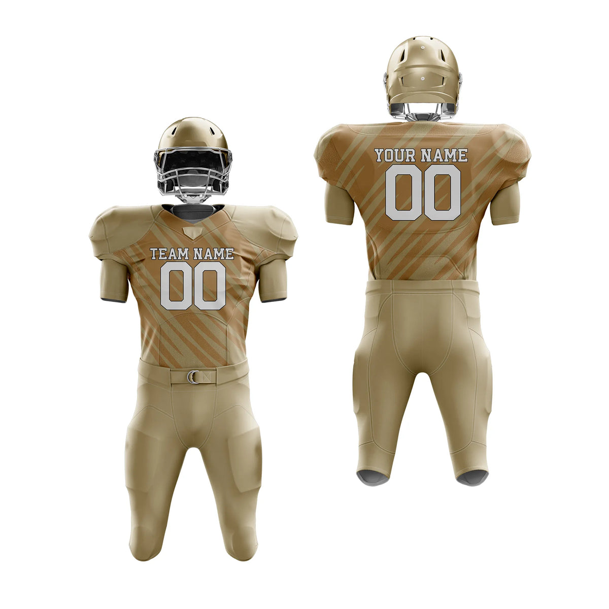 Custom Personalized D4 Full Pattern American Football Jersey with Name, Number & Team Logo