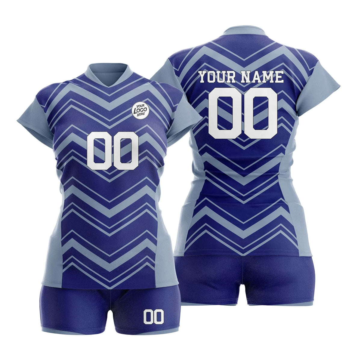 Custom Personalized D5 Strip Fashion Volleyball Jersey with Name, Number & Team Logo