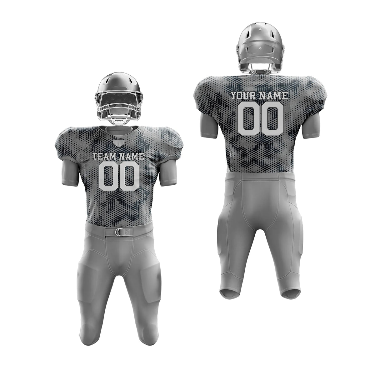 Custom Personalized D1 Camo Designs American Football Jersey with Name, Number & Team Logo