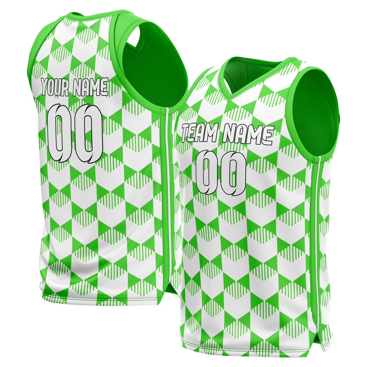 Custom Geo-Fusion Printed Jersey Sports Jersey Personalized Uniform with Name & Number