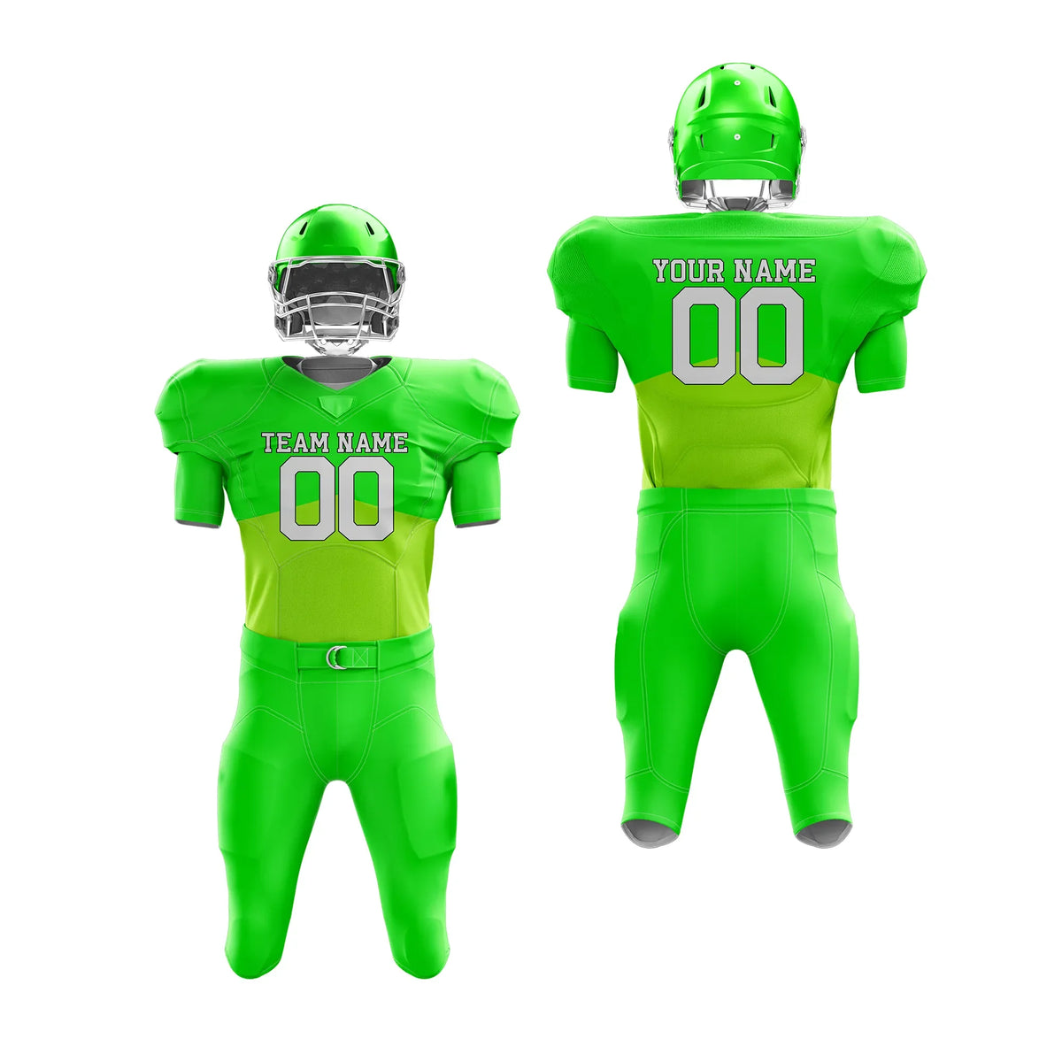 Custom Personalized D5 Split Fashion American Football Jersey with Name, Number & Team Logo