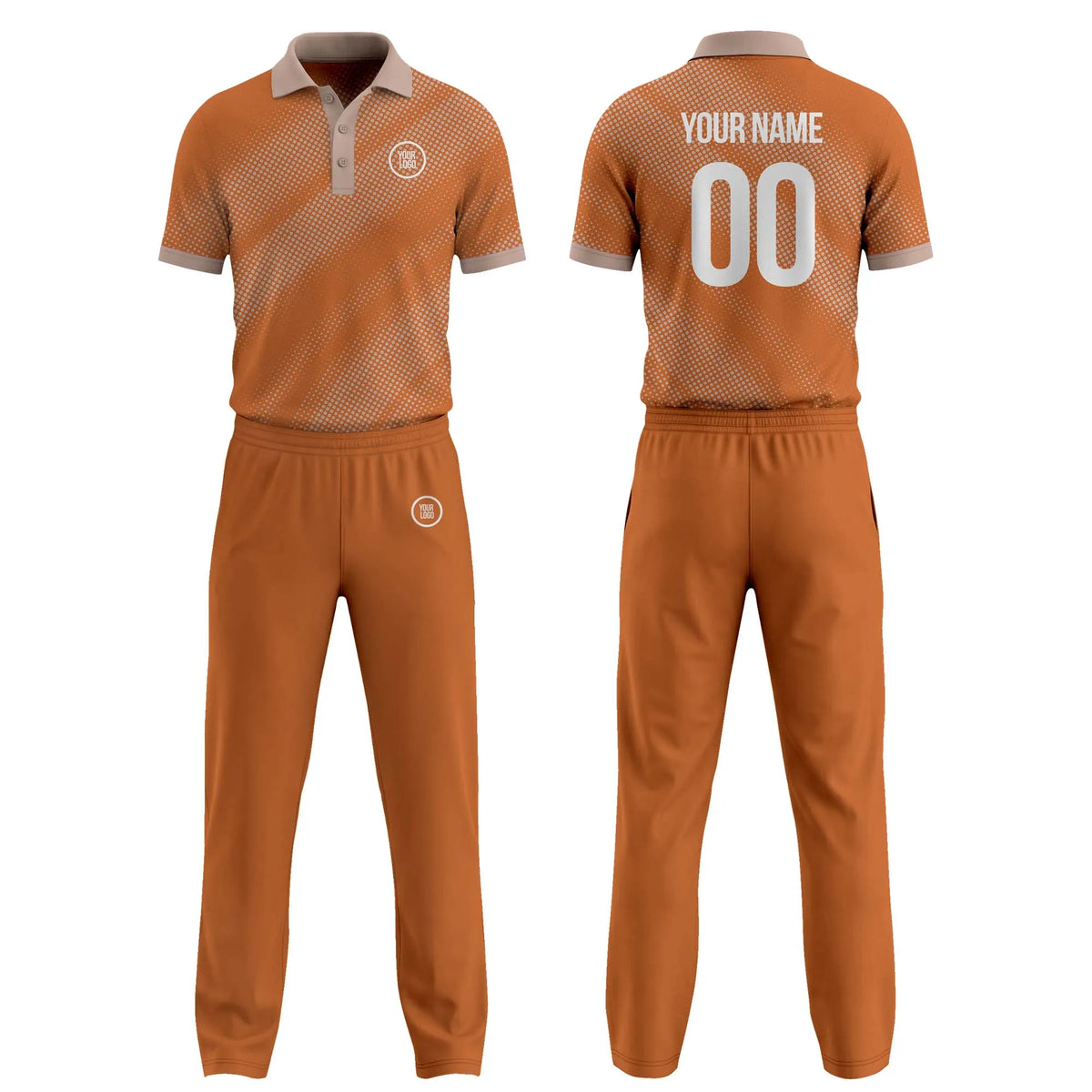 Custom Personalized D5 Abstract Pattern Cricket Kit with Name, Number & Team Logo