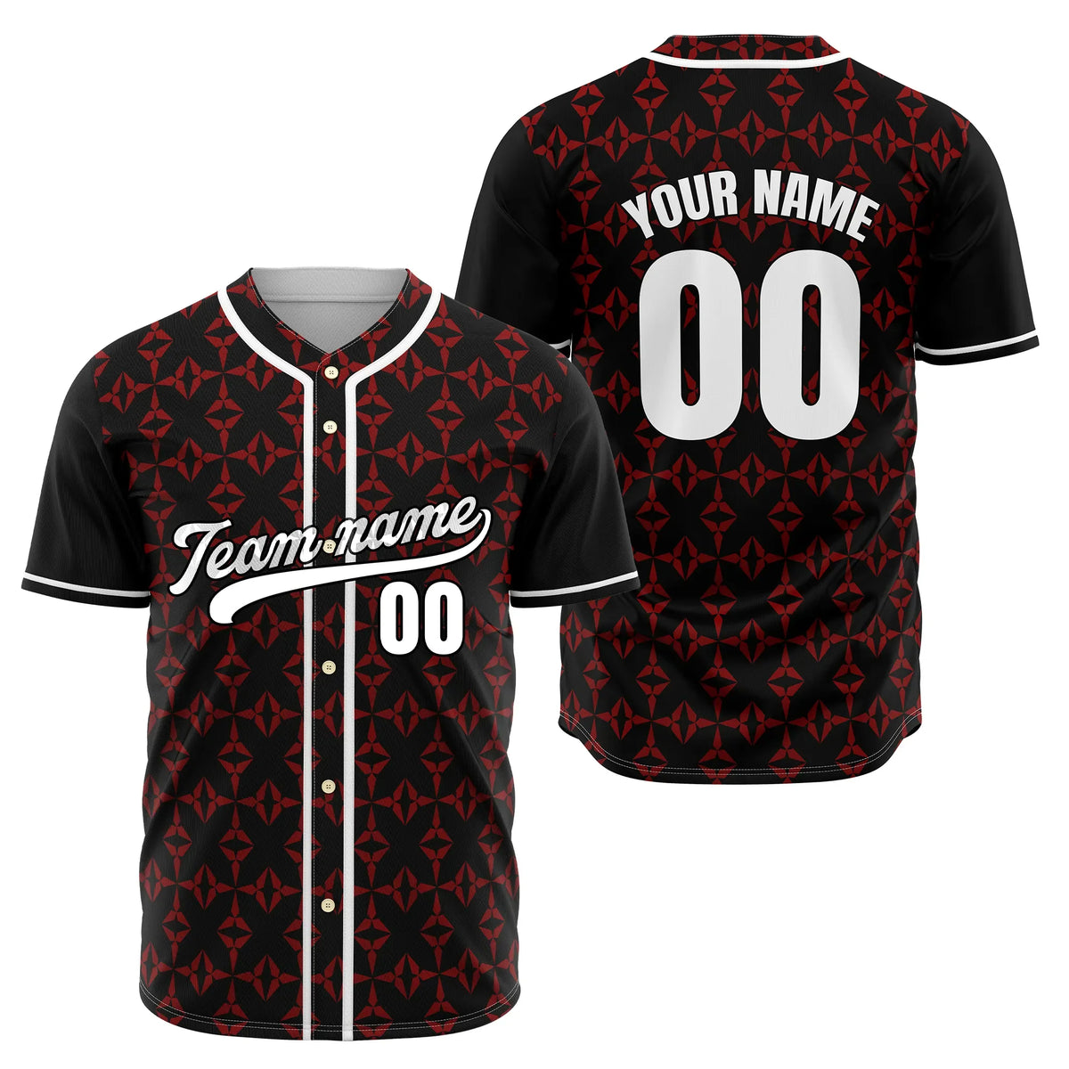 Custom Royal Lattice Baseball Sports Jersey Personalized Uniform with Name & Number