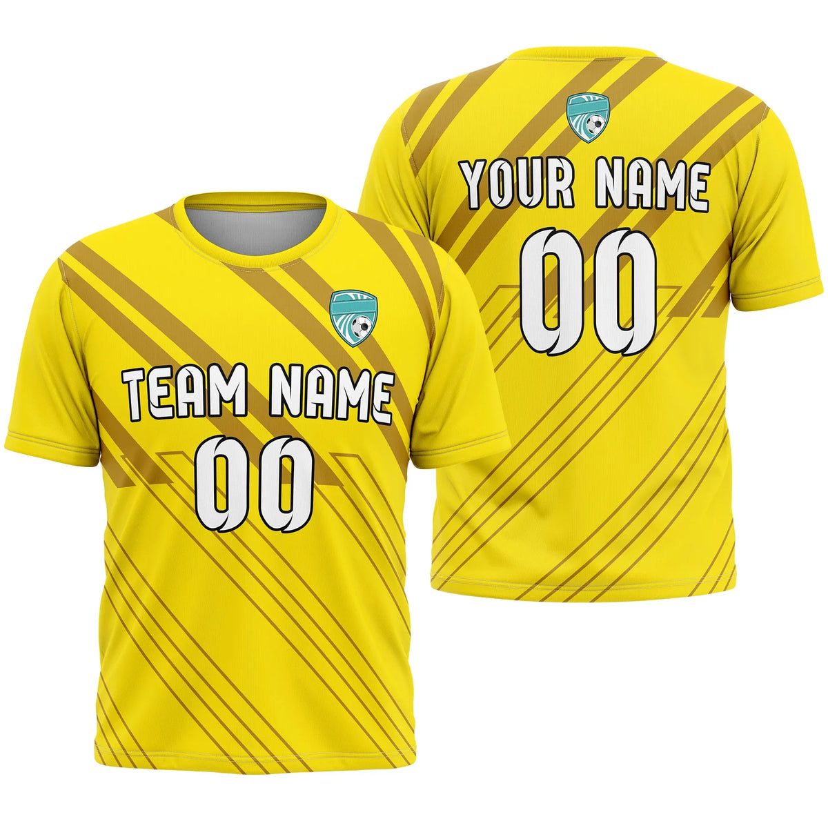 Custom Strip Fashion D4 Soccer Jersey Personalized Football Uniform with Name & Number